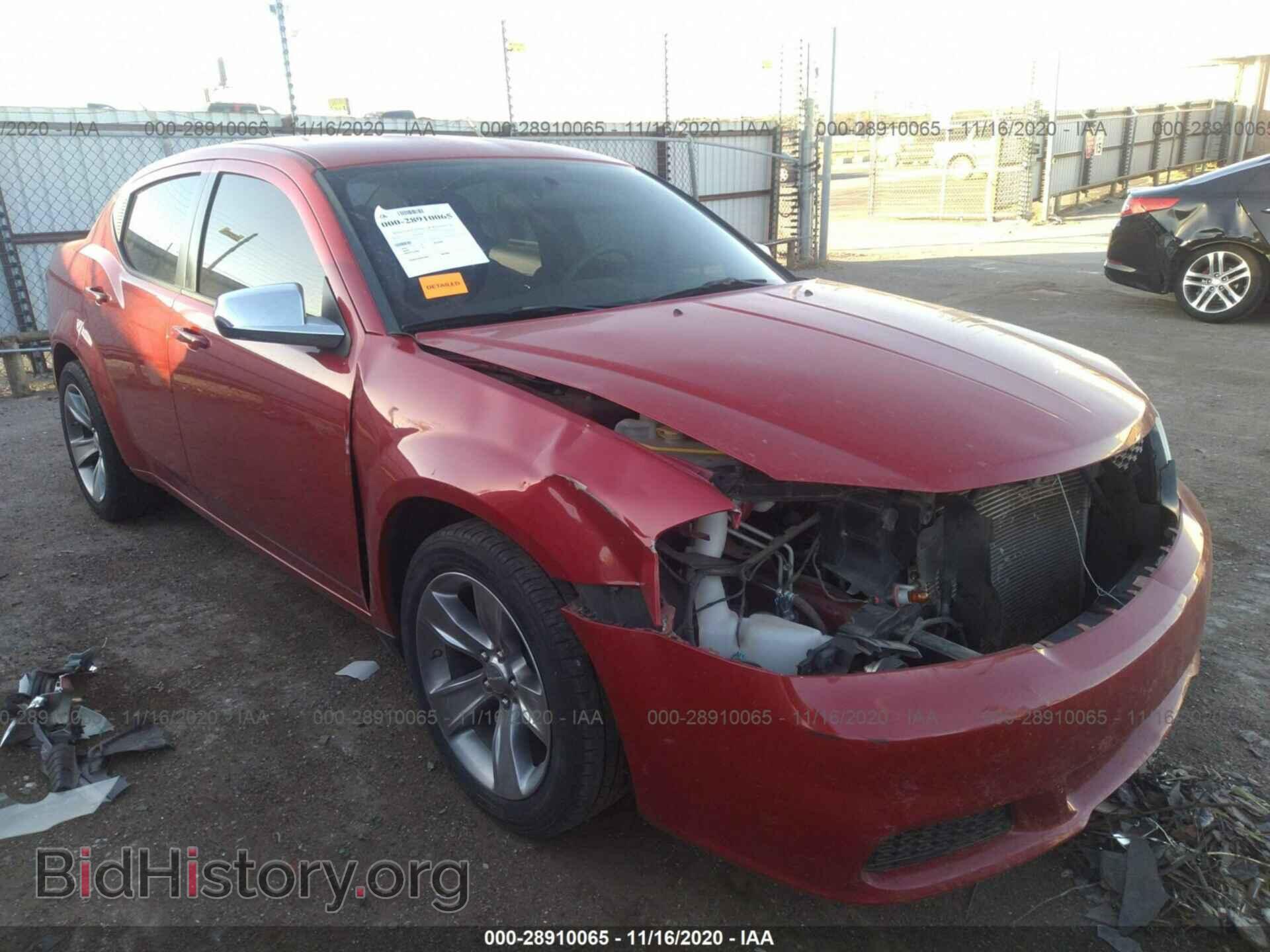 Фотография 1C3CDZAB9EN222654 - DODGE AVENGER 2014