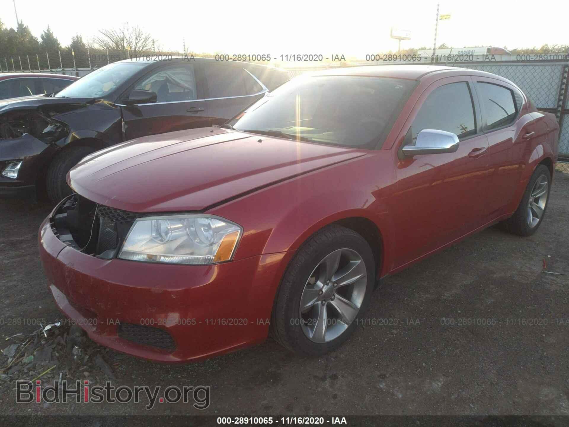 2014 DODGE AVENGER - VIN: 1C3CDZAB9EN222654 - Фото 2