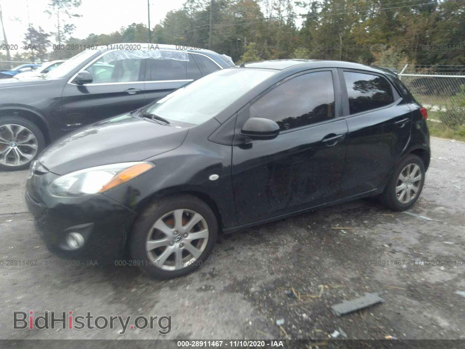 2011 MAZDA MAZDA2 - VIN: JM1DE1HY2B0105354 - Фото 2