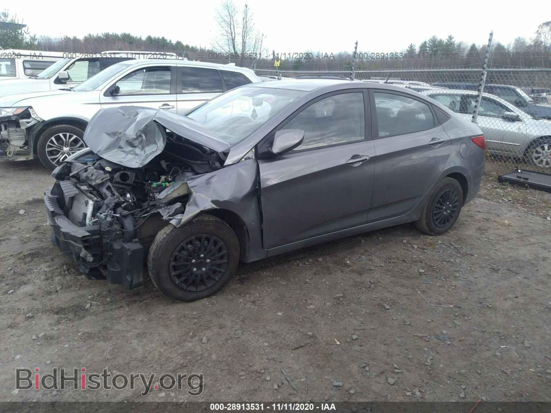 2014 HYUNDAI ACCENT - VIN: KMHCT4AEXEU727745 - Фото 2