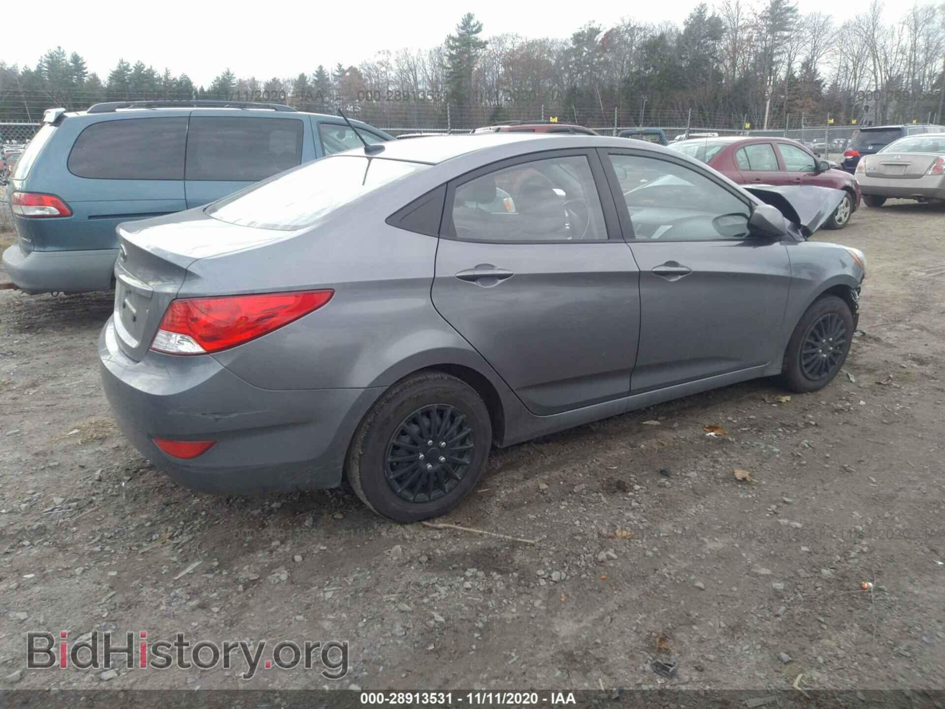 2014 HYUNDAI ACCENT - VIN: KMHCT4AEXEU727745 - Фото 4