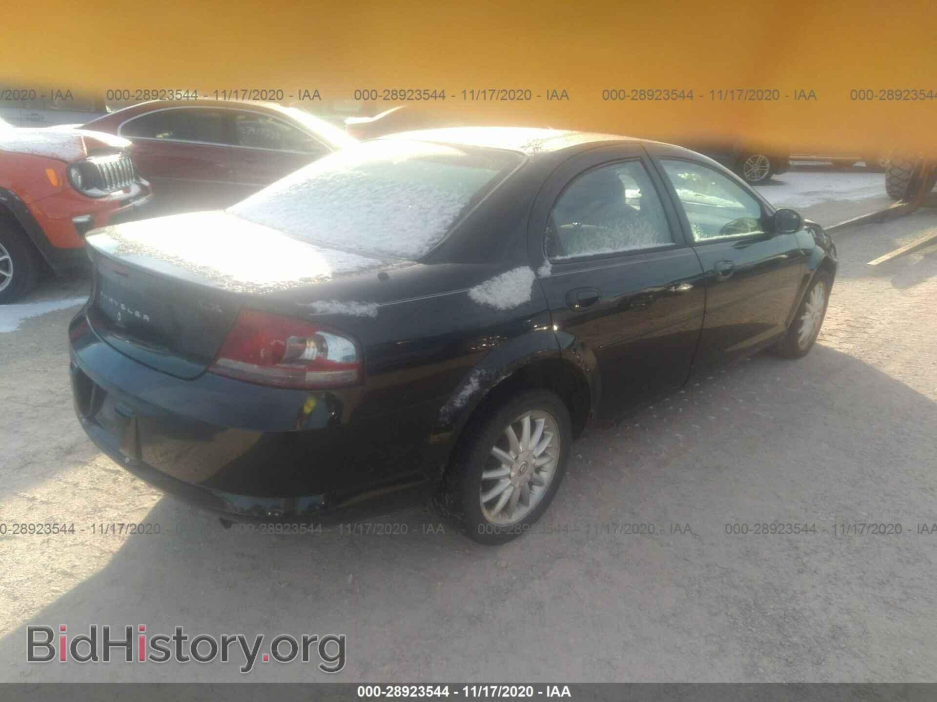 2003 CHRYSLER SEBRING - VIN: 1C3EL46X33N529950 - Фото 4