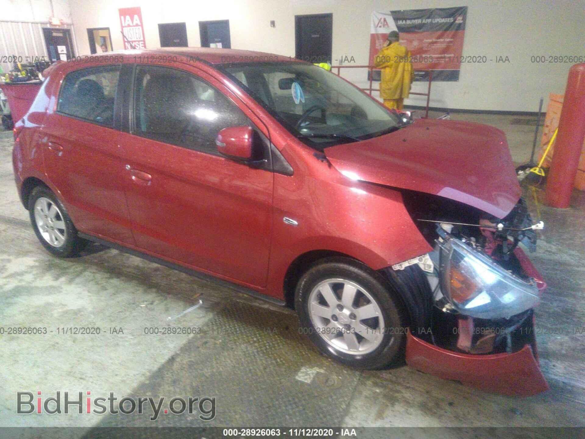 Photo ML32A4HJ8FH045579 - MITSUBISHI MIRAGE 2015