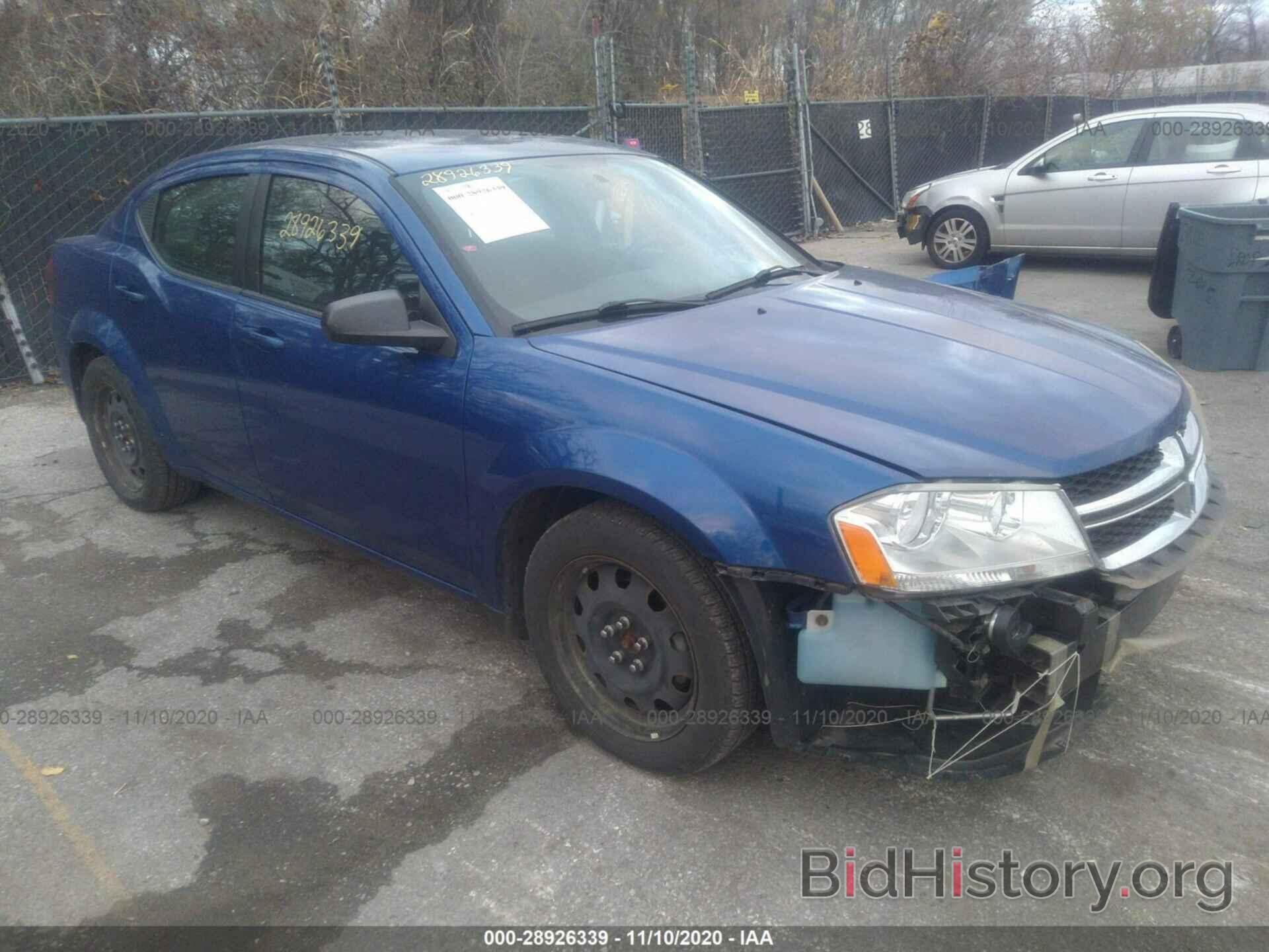 Photo 1C3CDZAB4CN170234 - DODGE AVENGER 2012