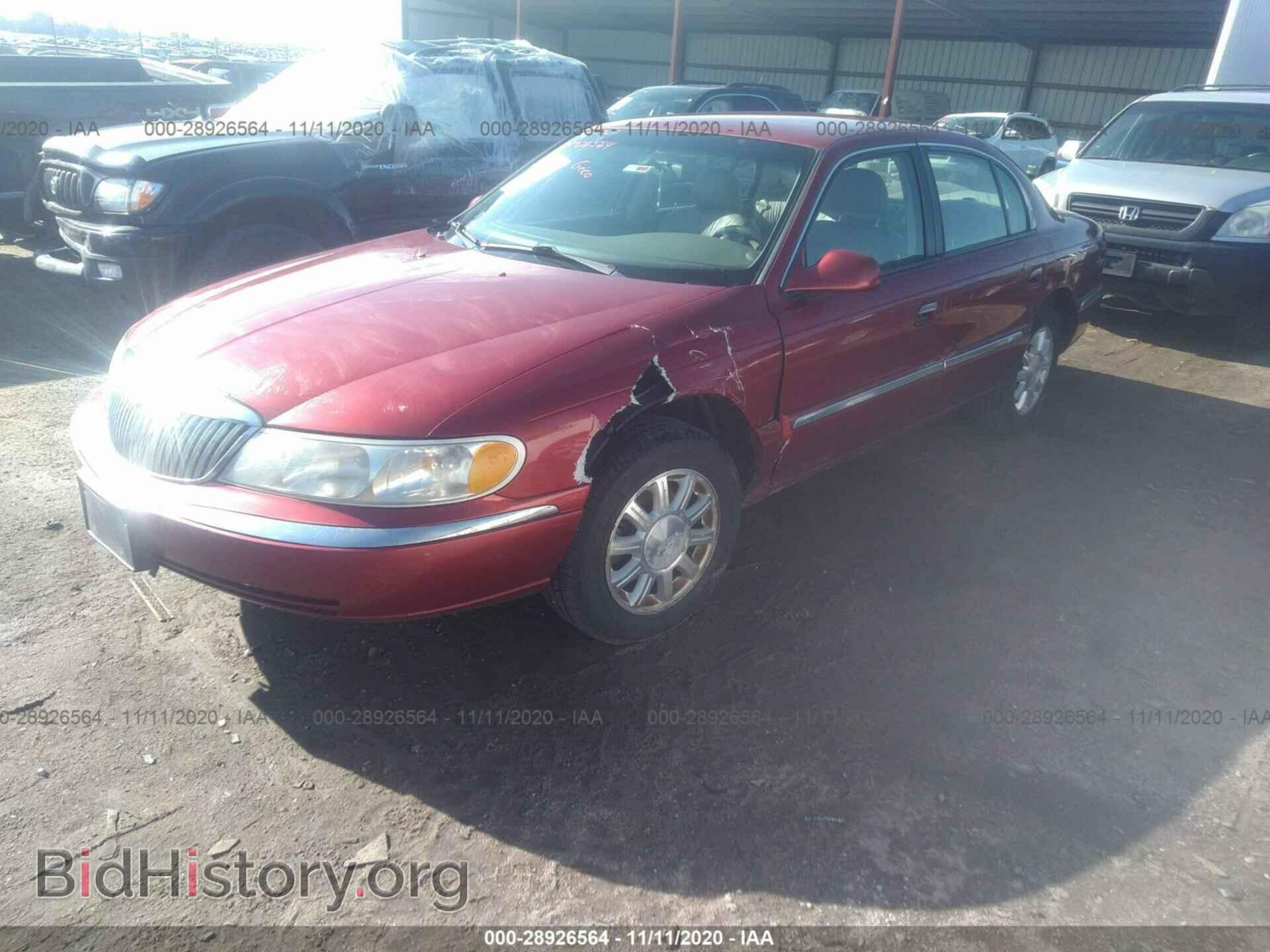 2000 LINCOLN CONTINENTAL - VIN: 1LNHM97V9YY870030 - Фото 2