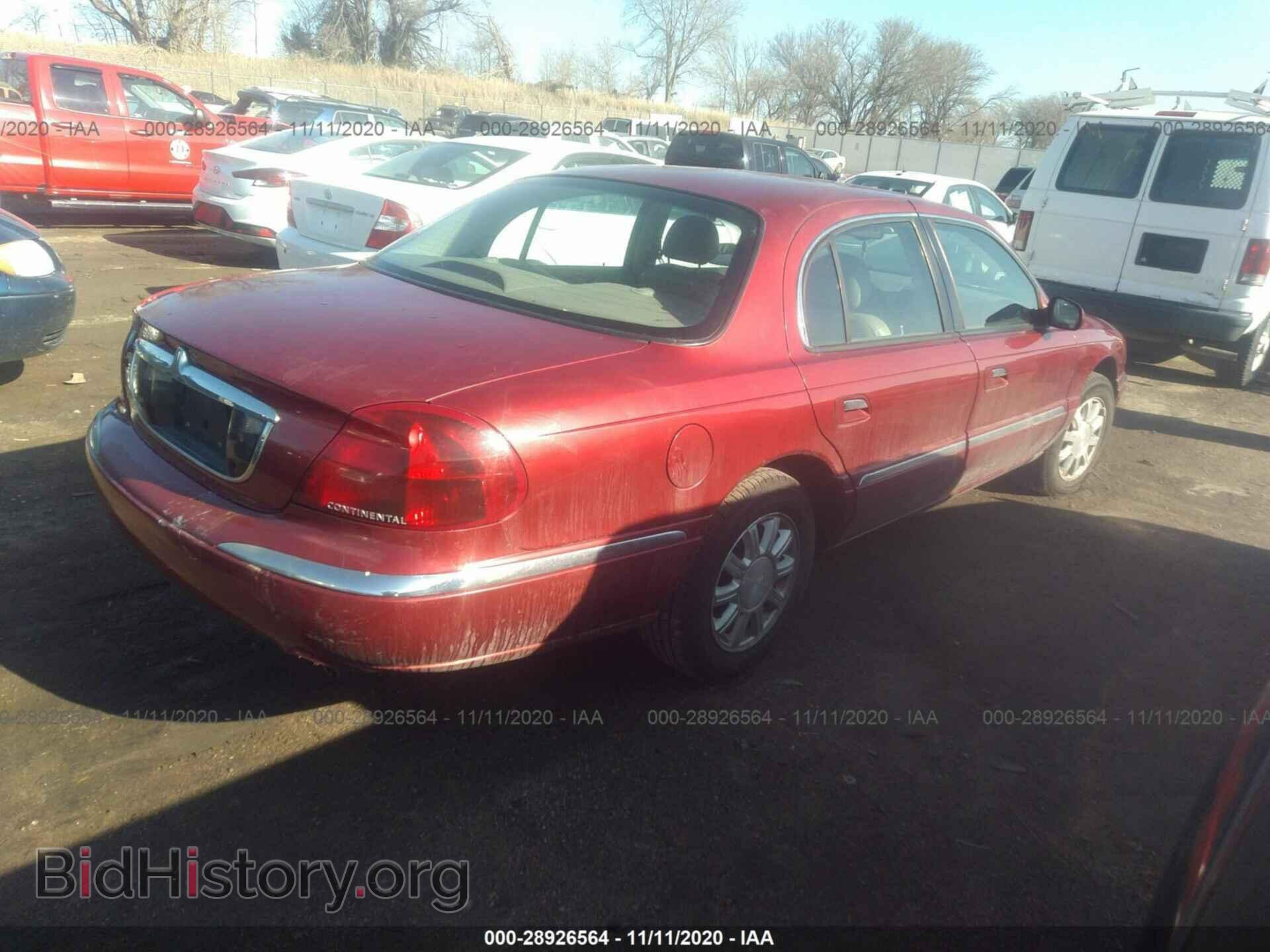2000 LINCOLN CONTINENTAL - VIN: 1LNHM97V9YY870030 - Фото 4