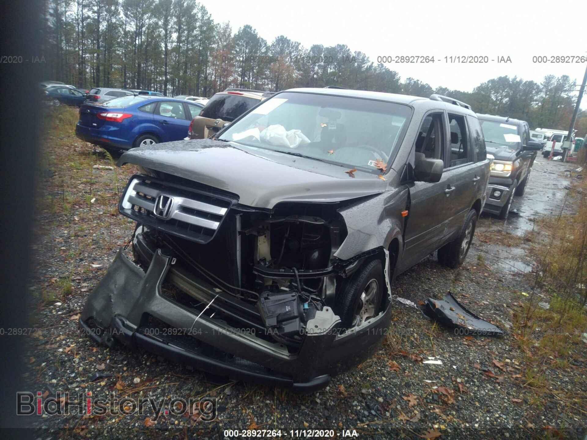 2006 HONDA PILOT - VIN: 5FNYF184X6B024279 - Фото 2