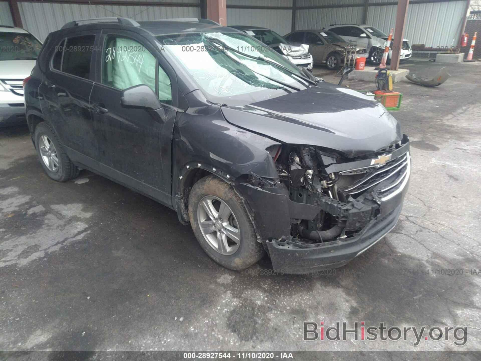 Фотография 3GNCJLSBXGL185088 - CHEVROLET TRAX 2016