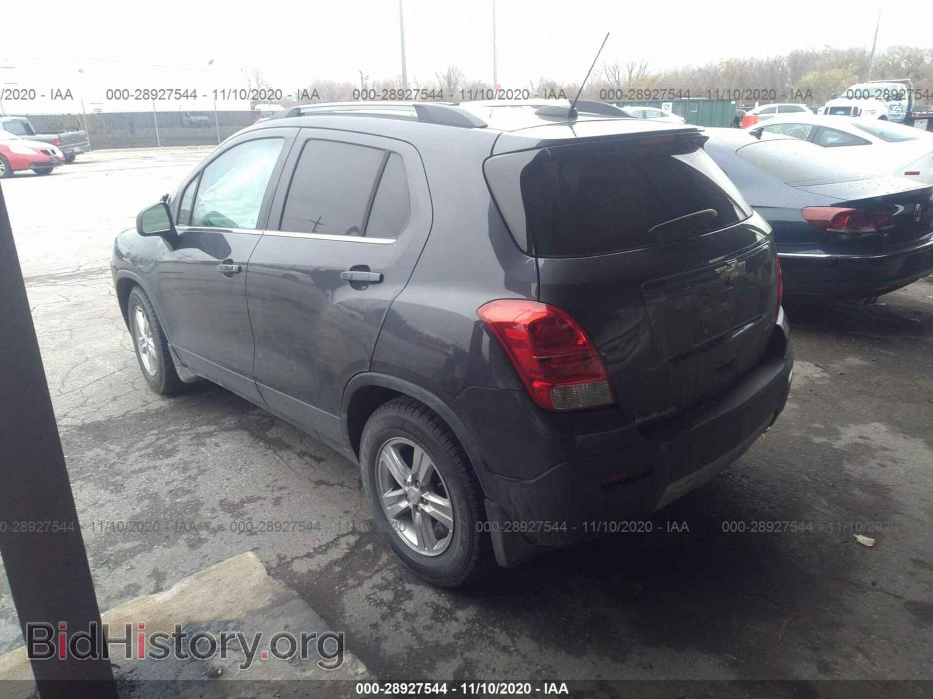 2016 CHEVROLET TRAX - VIN: 3GNCJLSBXGL185088 - Фото 3
