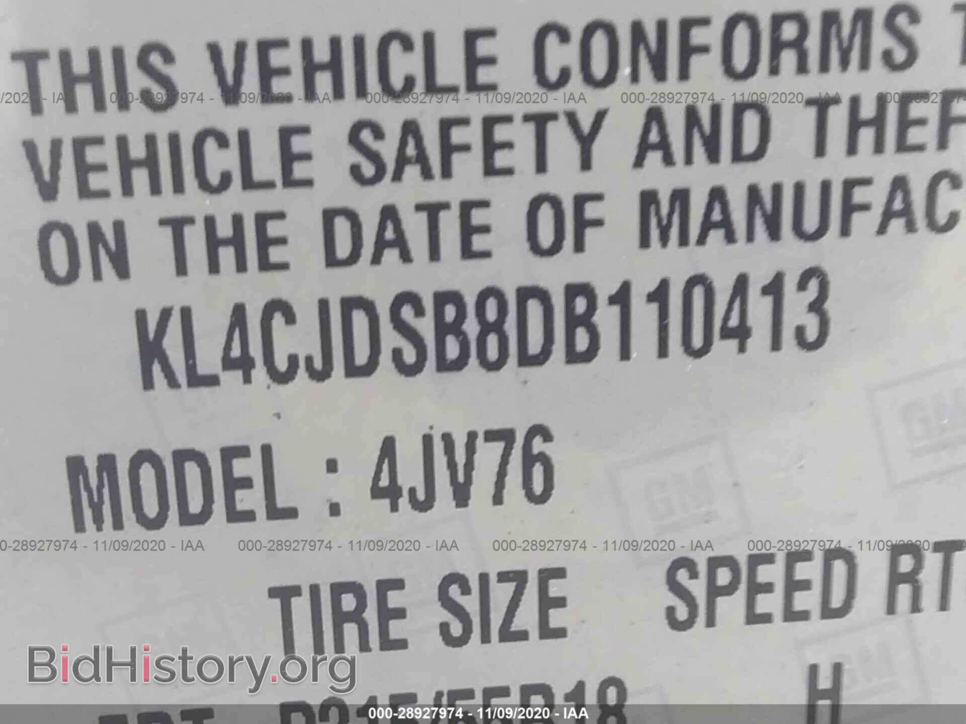 2013 BUICK ENCORE - VIN: KL4CJDSB8DB110413 - Photo 9