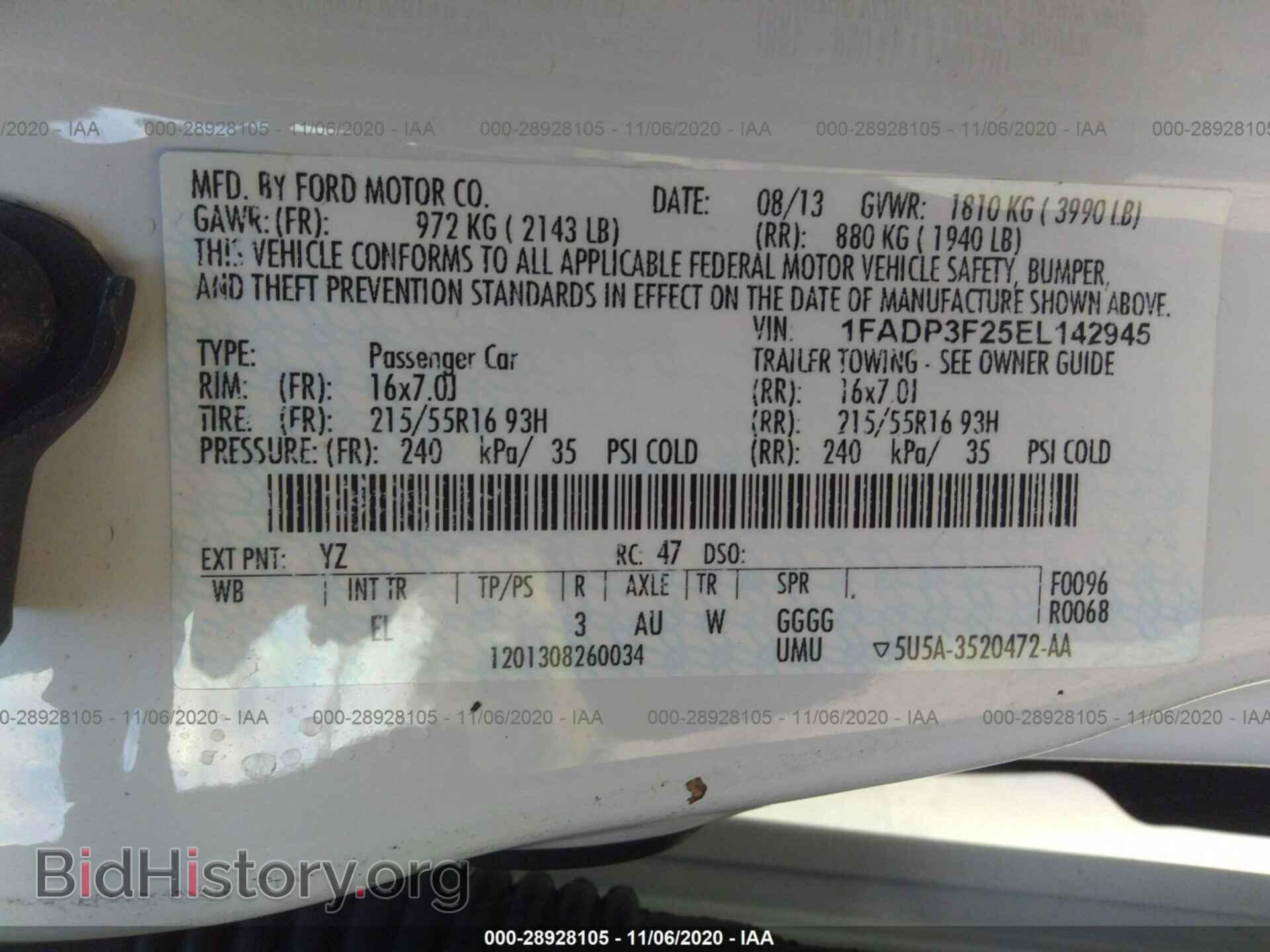 2014 FORD FOCUS - VIN: 1FADP3F25EL142945 - Photo 9