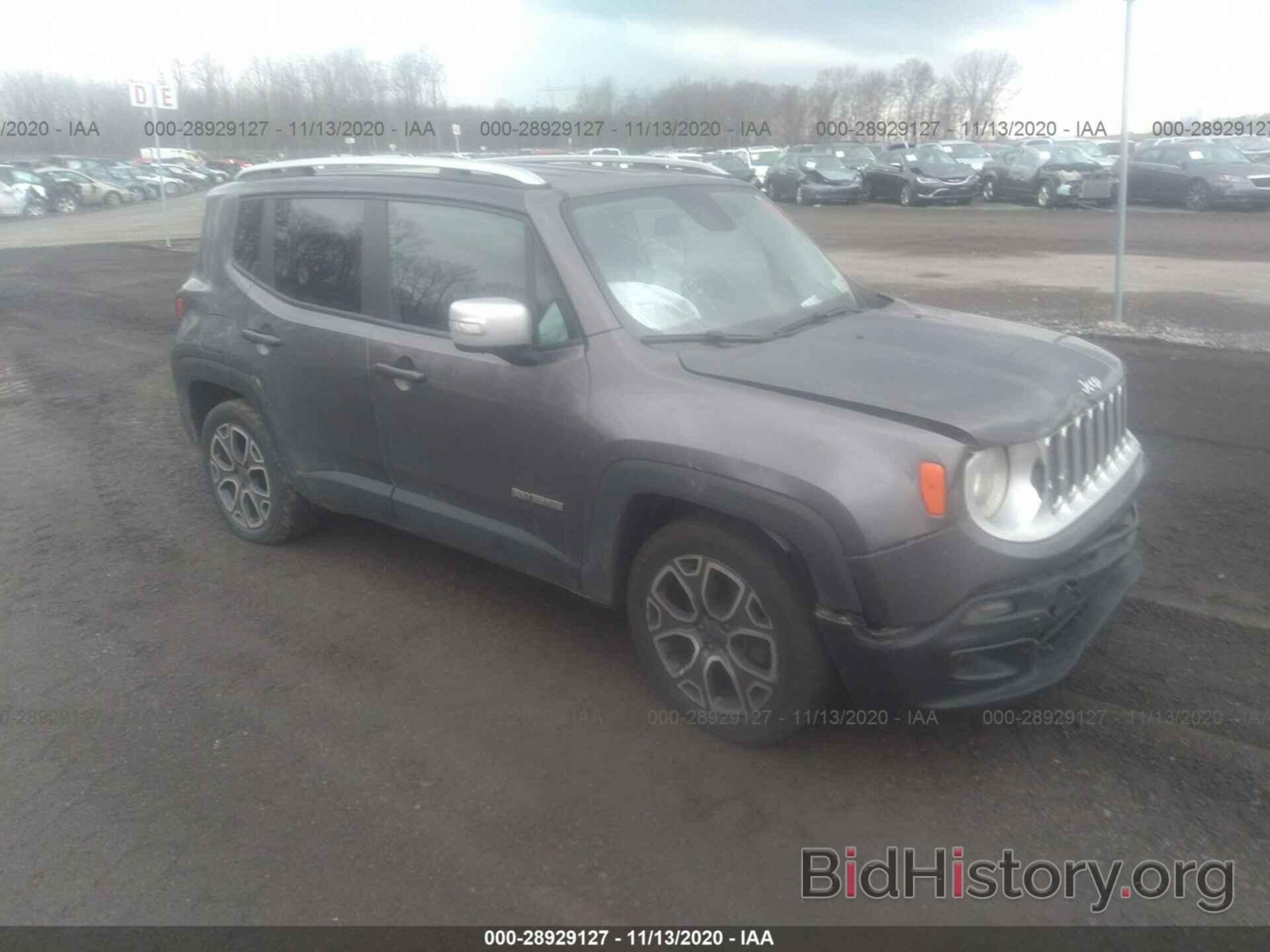 Photo ZACCJADT1GPC84098 - JEEP RENEGADE 2016