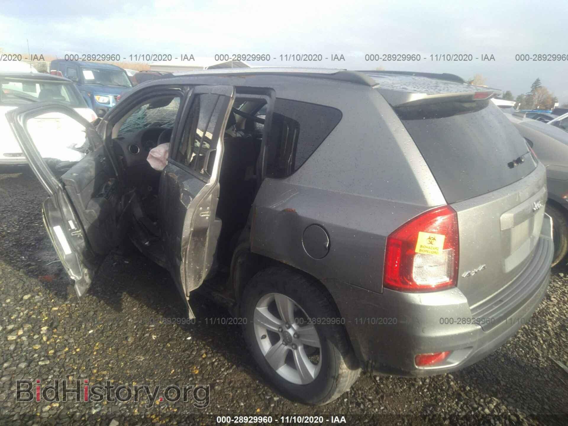 2012 JEEP COMPASS - VIN: 1C4NJDBB0CD604766 - Фото 3