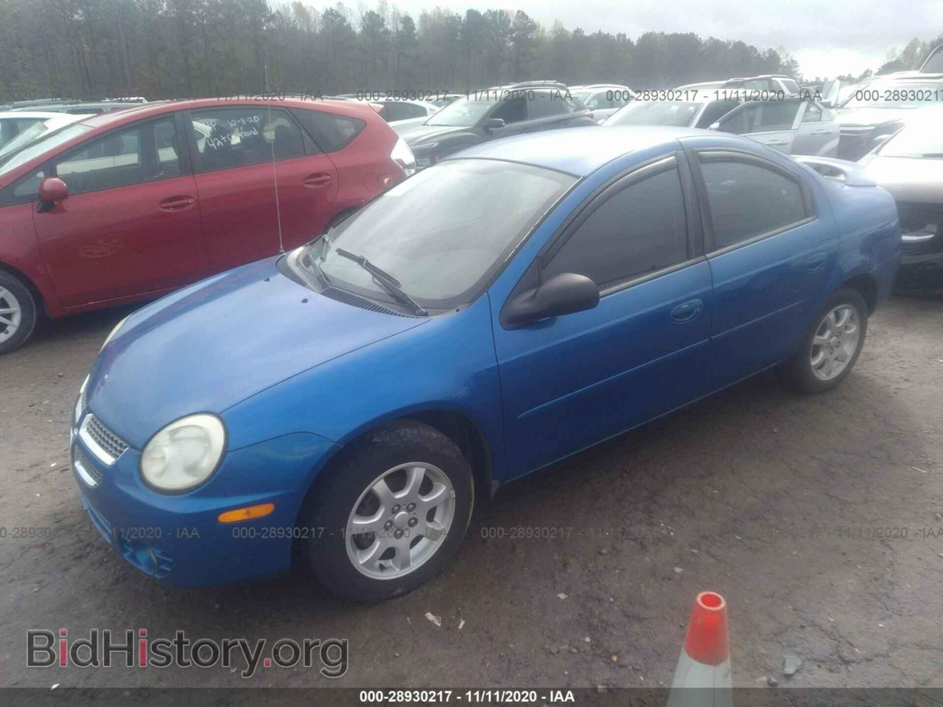 2005 DODGE NEON - VIN: 1B3ES56C75D117705 - Фото 2
