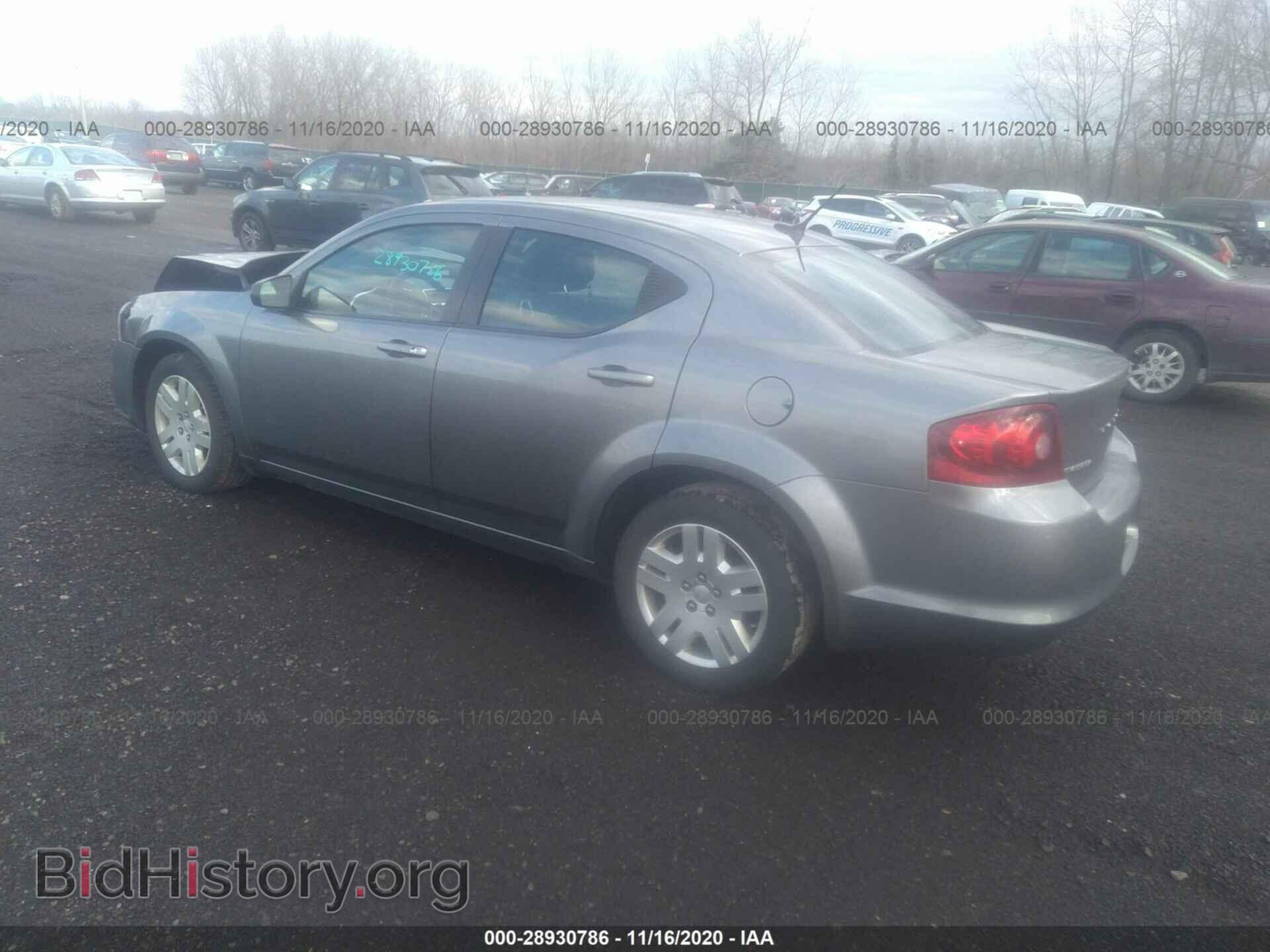 2013 DODGE AVENGER - VIN: 1C3CDZAG8DN748624 - Фото 3