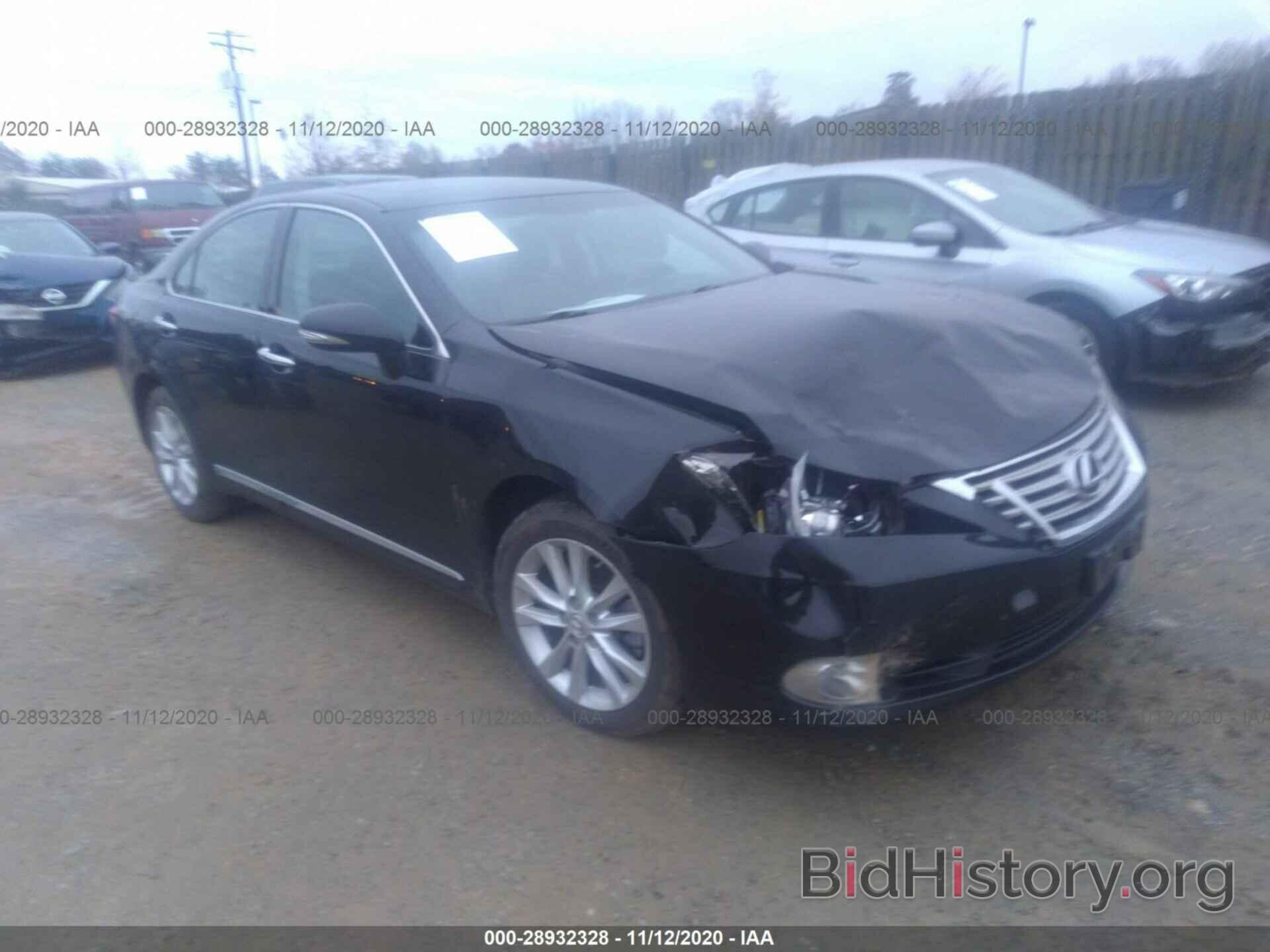 Photo JTHBK1EG0B2433144 - LEXUS ES 350 2011