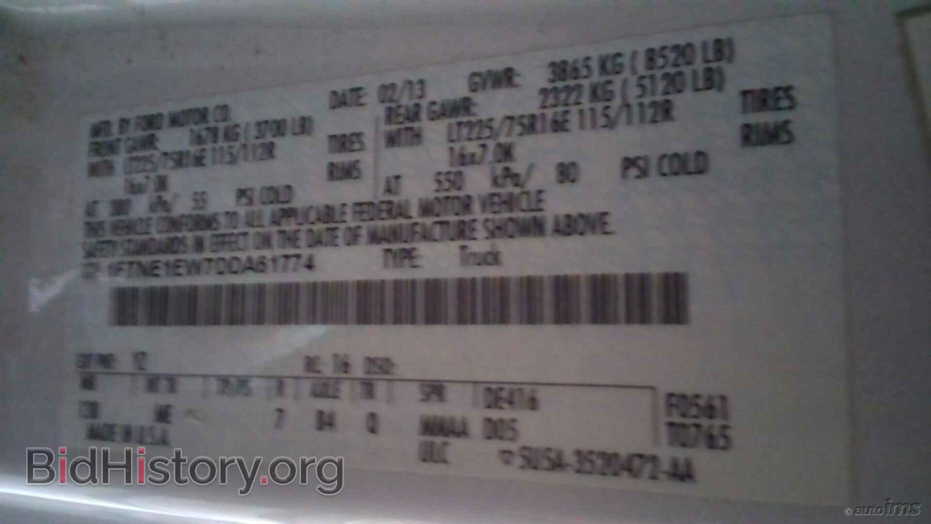 2013 FORD ECONOLINE CARGO VAN - VIN: 1FTNE1EW7DDA61774 - Фото 16