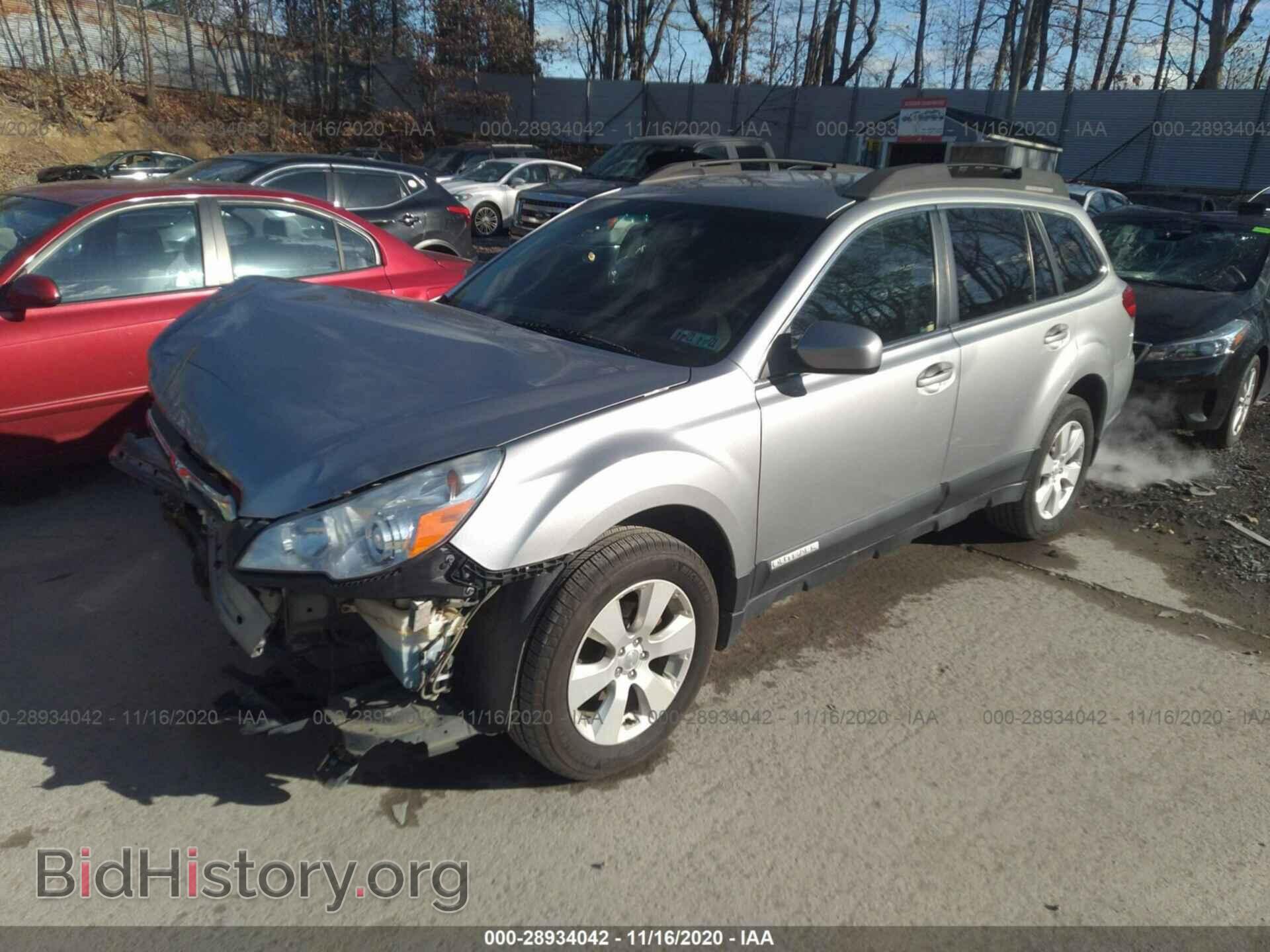 2011 SUBARU OUTBACK - VIN: 4S4BRBCC7B3343031 - Фото 2