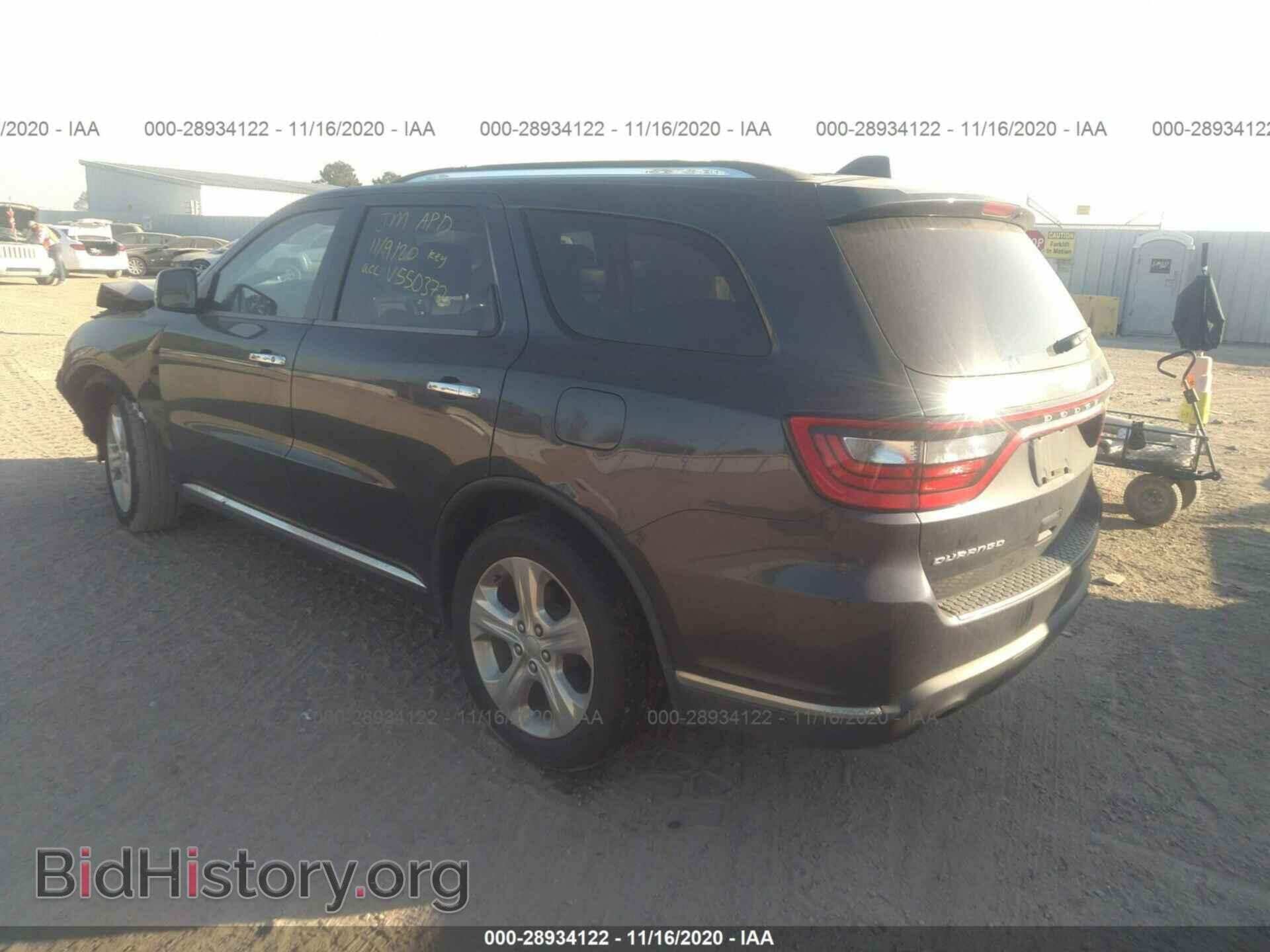 2014 DODGE DURANGO - VIN: 1C4RDHAG7EC550372 - Фото 3