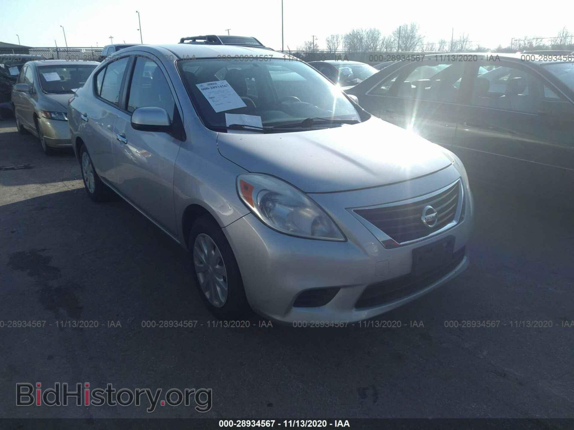 Фотография 3N1CN7APXCL917606 - NISSAN VERSA 2012