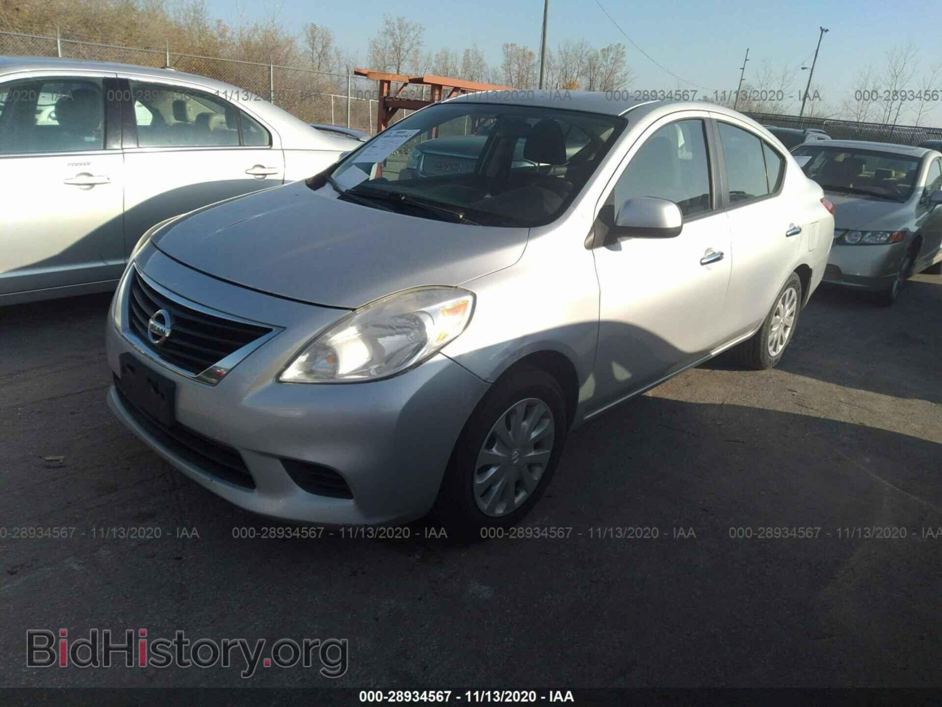 2012 NISSAN VERSA - VIN: 3N1CN7APXCL917606 - Фото 2
