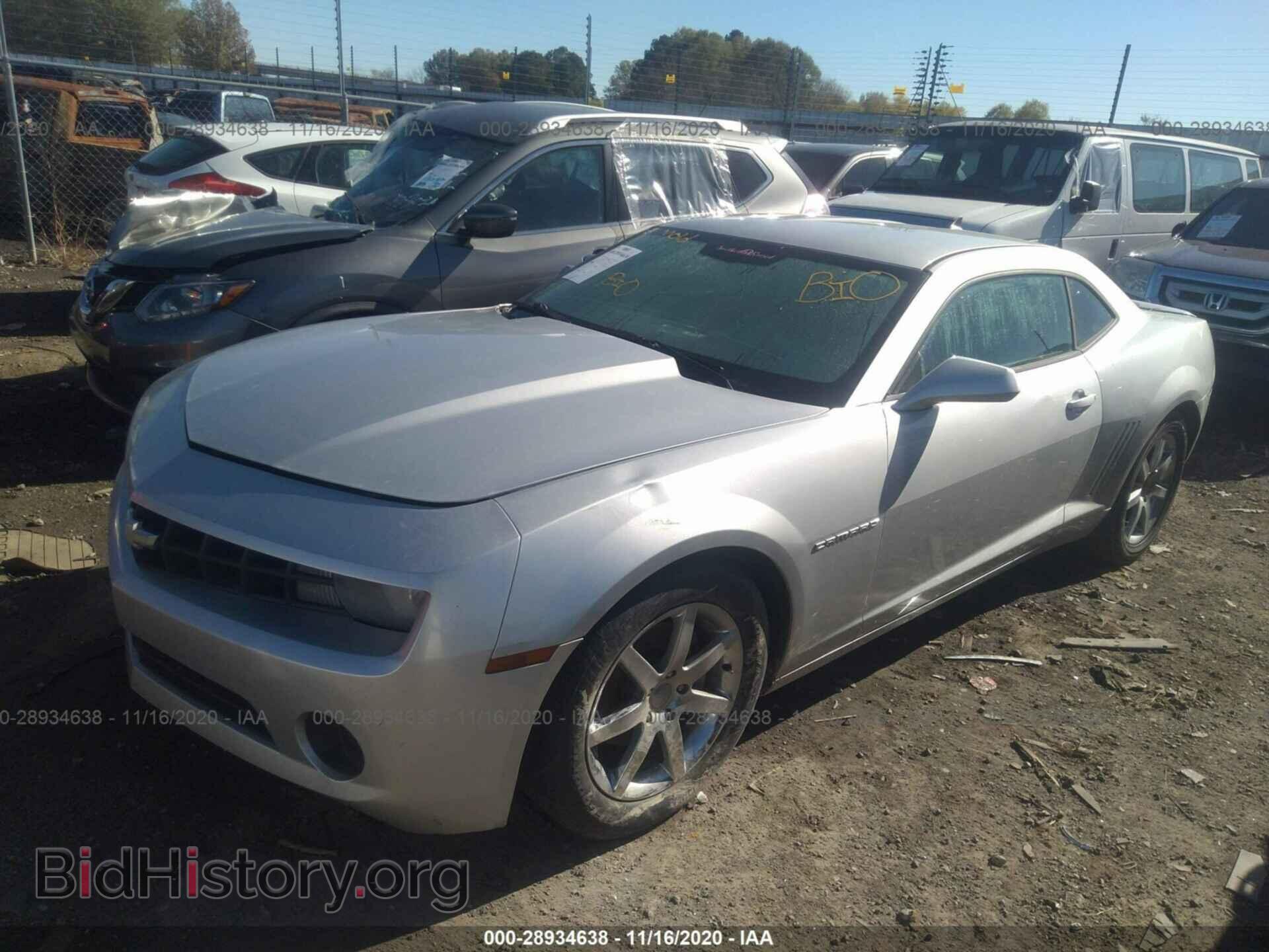 2012 CHEVROLET CAMARO - VIN: 2G1FA1E38C9145757 - Фото 2