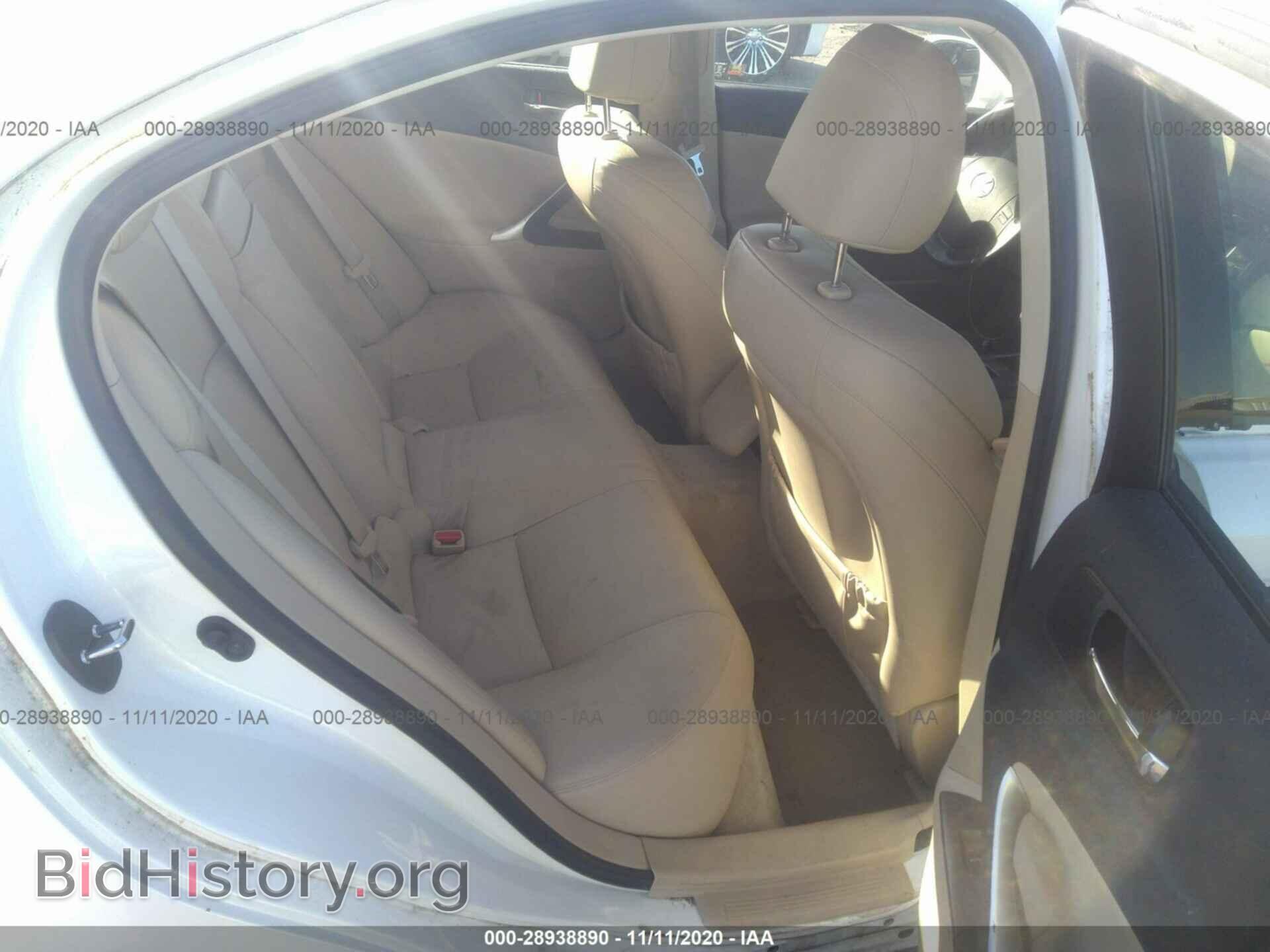 2008 LEXUS IS 250 - VIN: JTHBK262182060634 - Фото 8