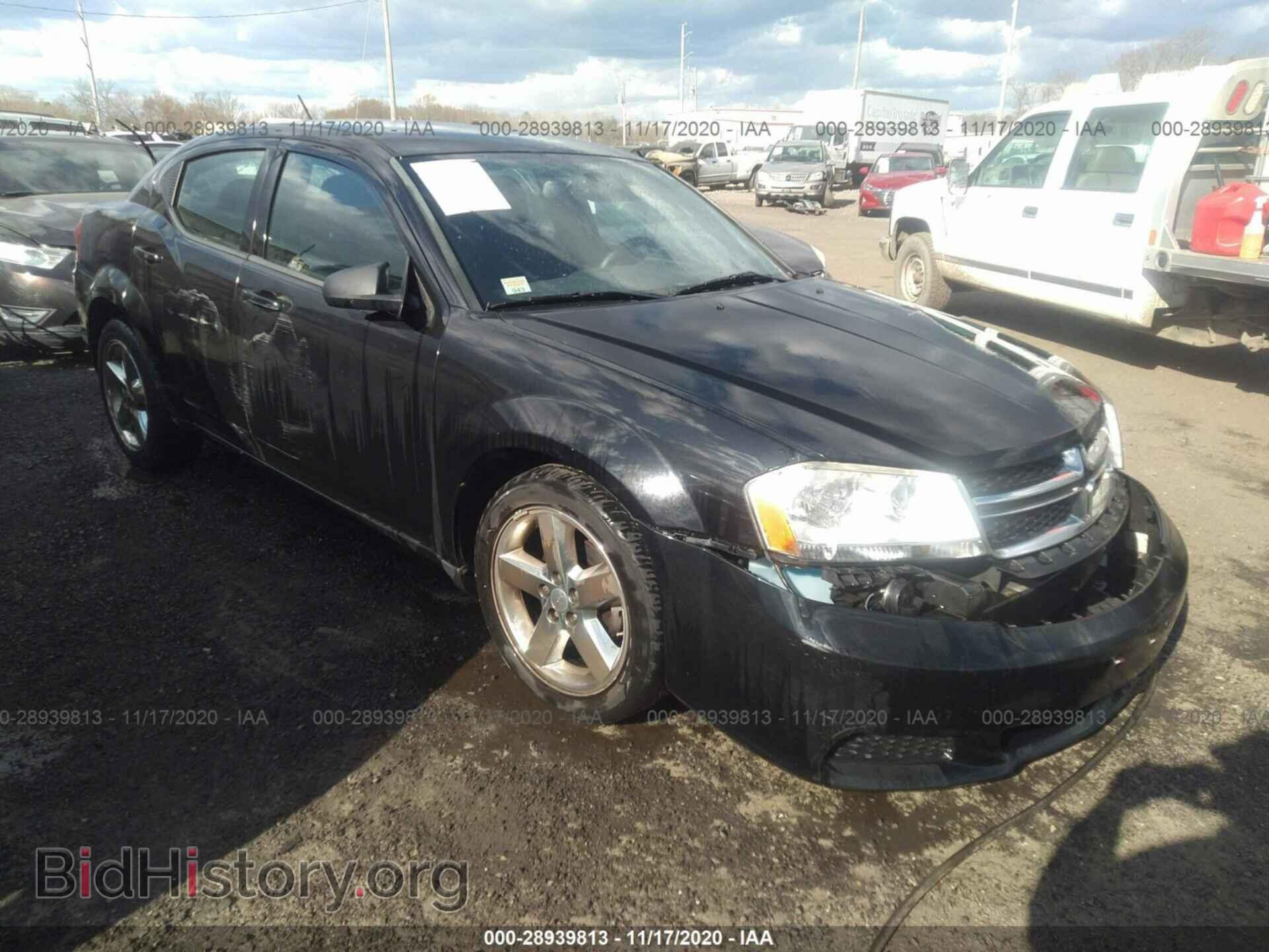 Фотография 1C3CDZAB1DN710835 - DODGE AVENGER 2013