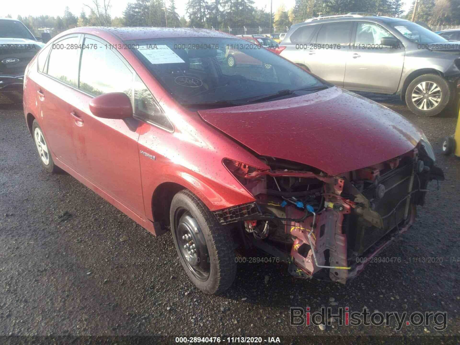 Photo JTDKN3DU3B0311322 - TOYOTA PRIUS 2011