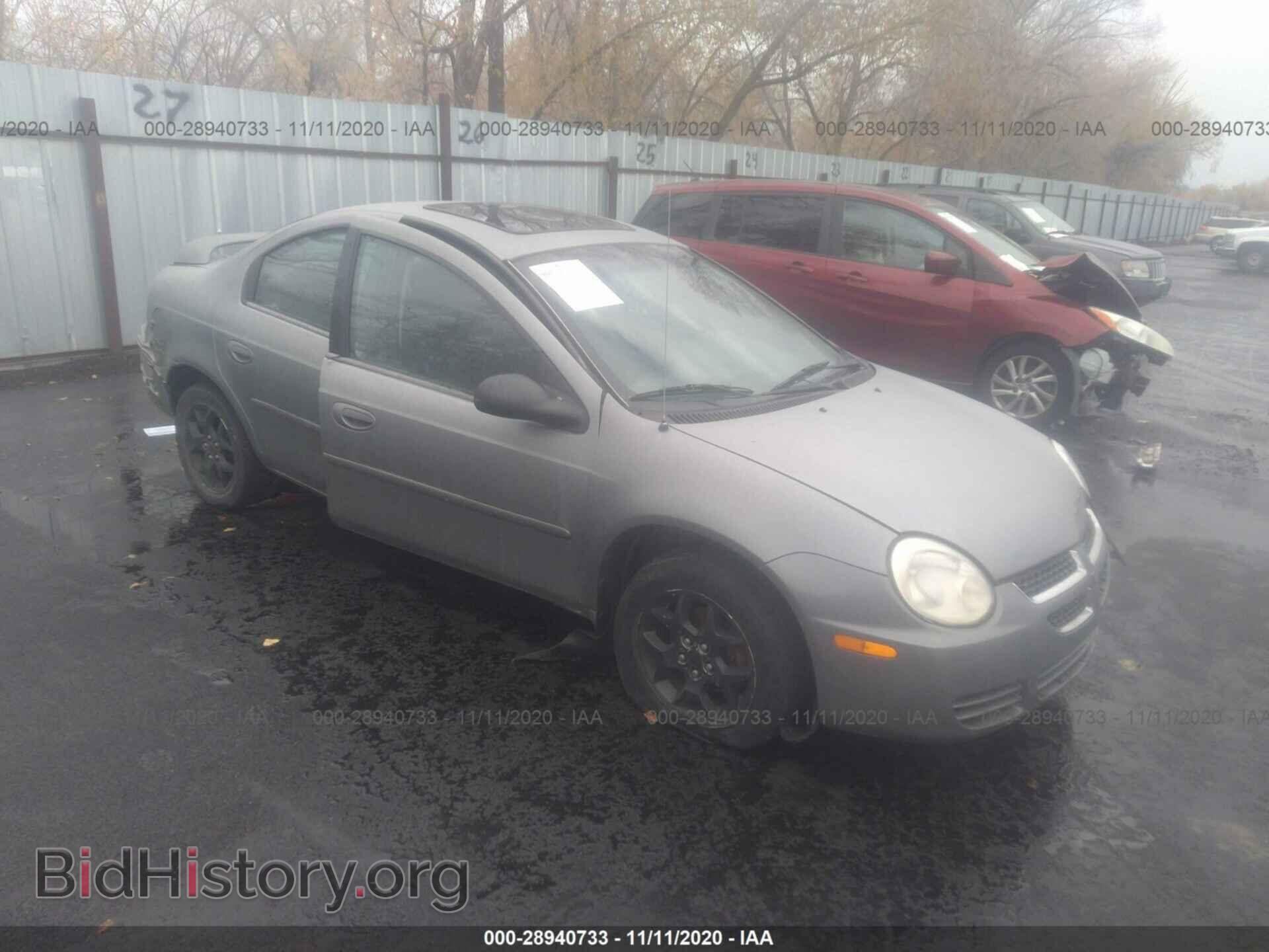 Photo 1B3AS56C35D173588 - DODGE NEON 2005