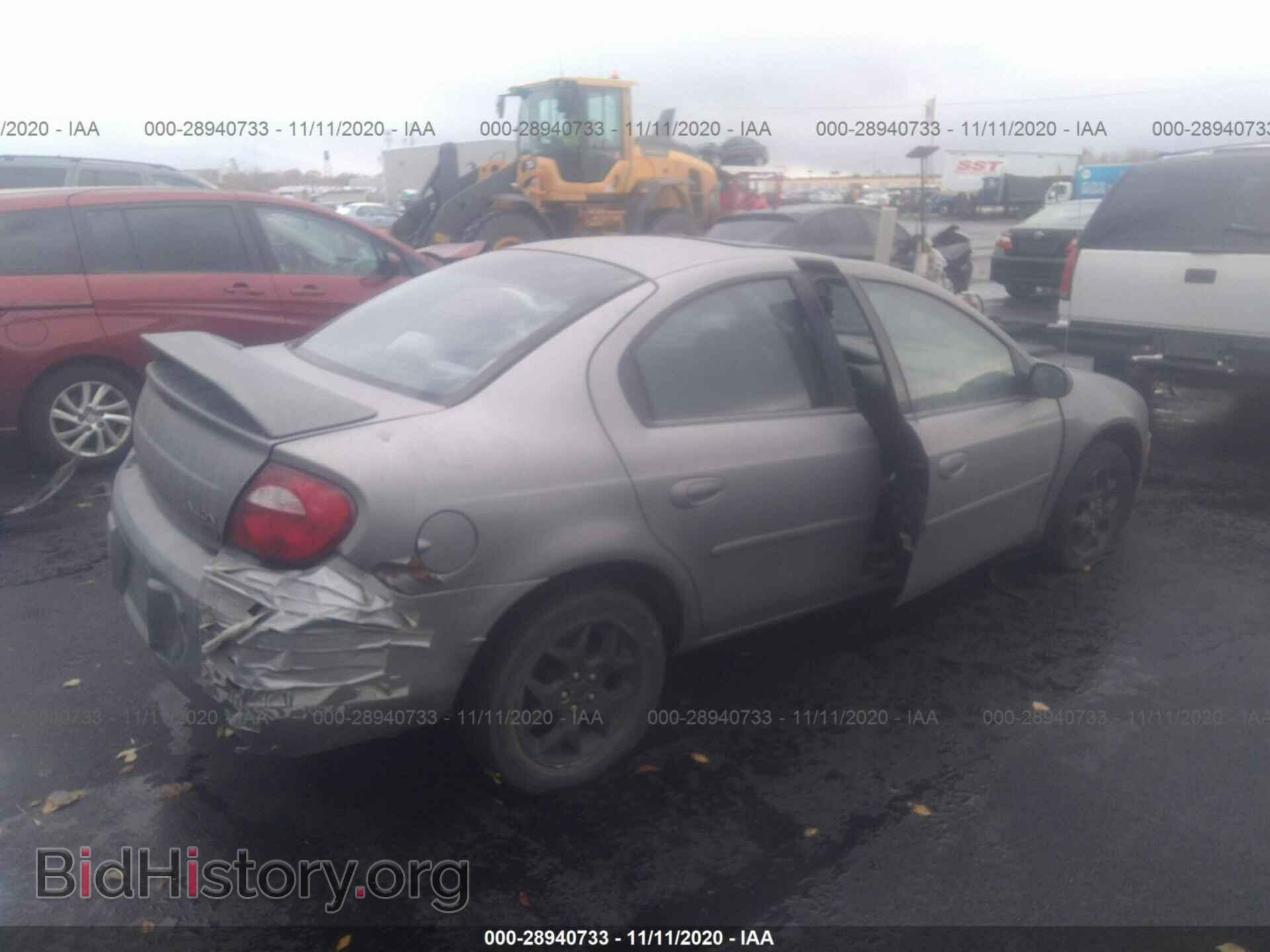 2005 DODGE NEON - VIN: 1B3AS56C35D173588 - Фото 4