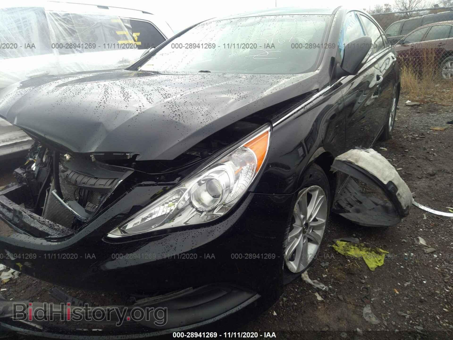 2014 HYUNDAI SONATA - VIN: 5NPEB4AC5EH830161 - Фото 2