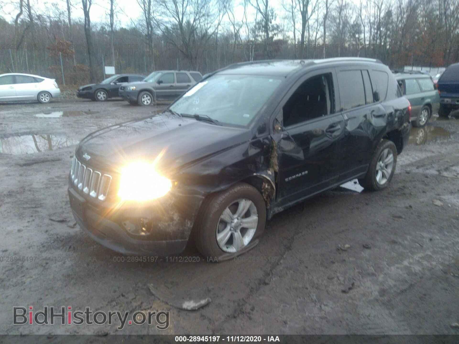 2016 JEEP COMPASS - VIN: 1C4NJDBB9GD780902 - Фото 2