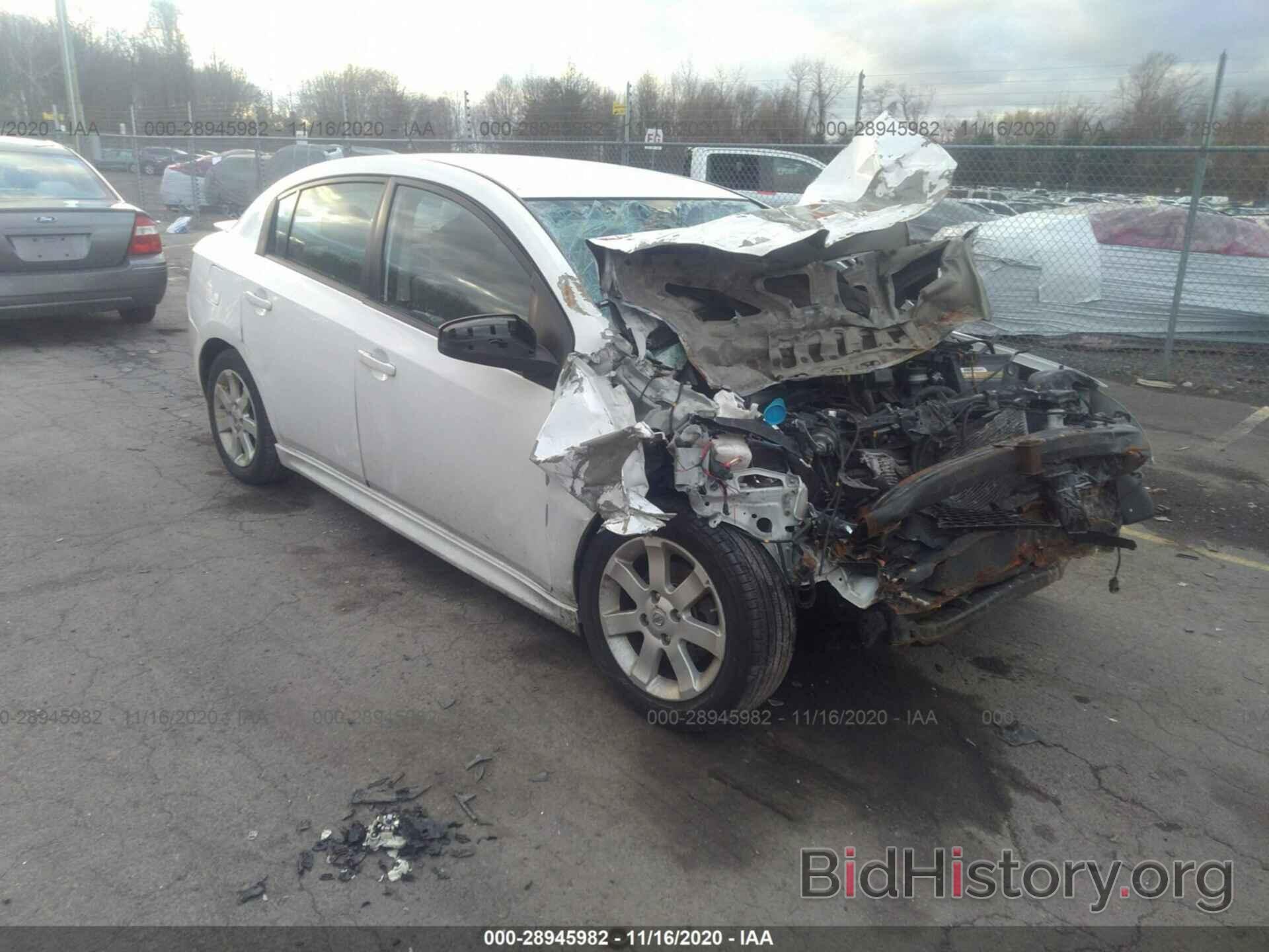 Photo 3N1AB6APXCL675734 - NISSAN SENTRA 2012