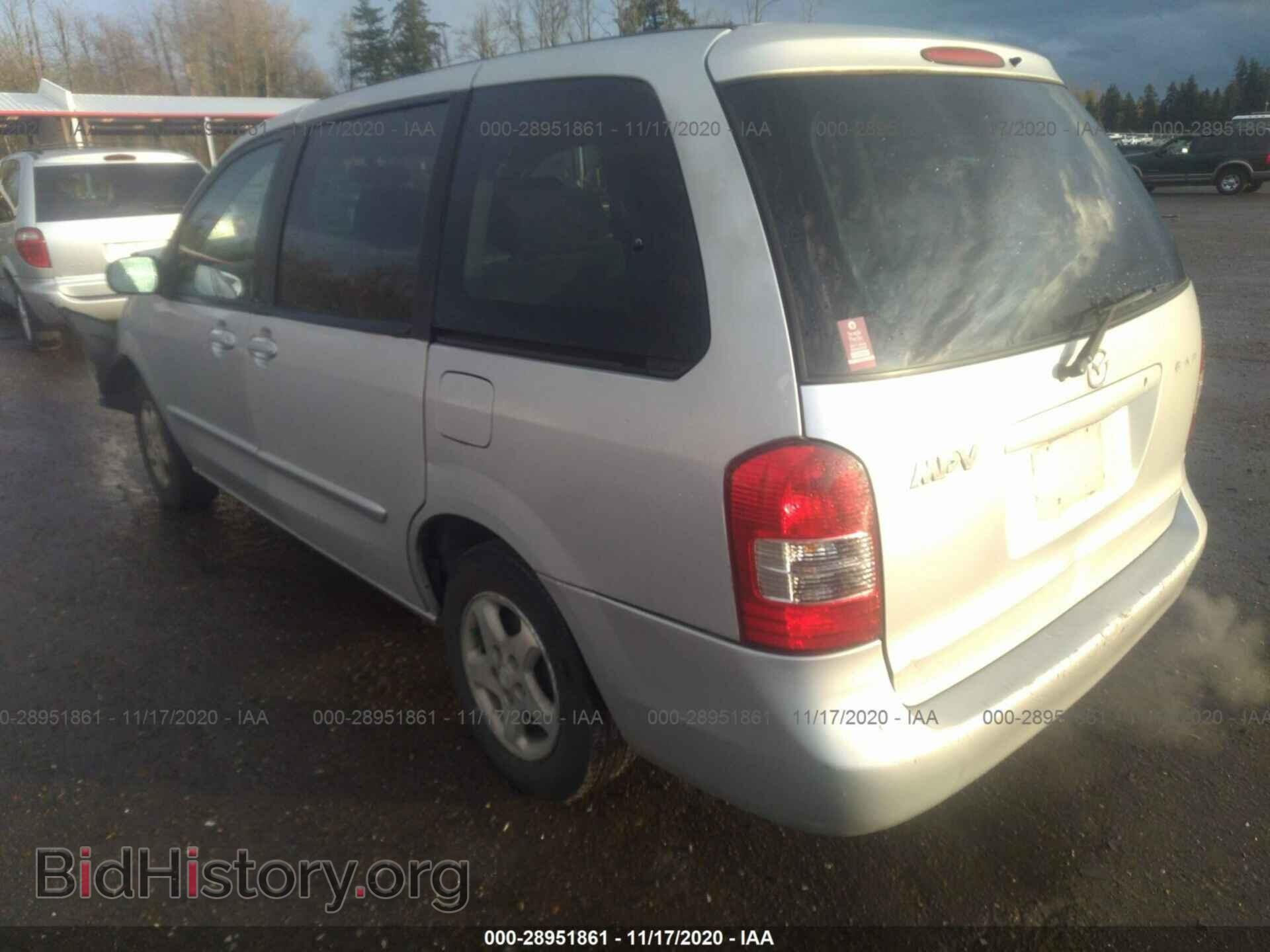 2000 MAZDA MPV - VIN: JM3LW28G4Y0153511 - Фото 3