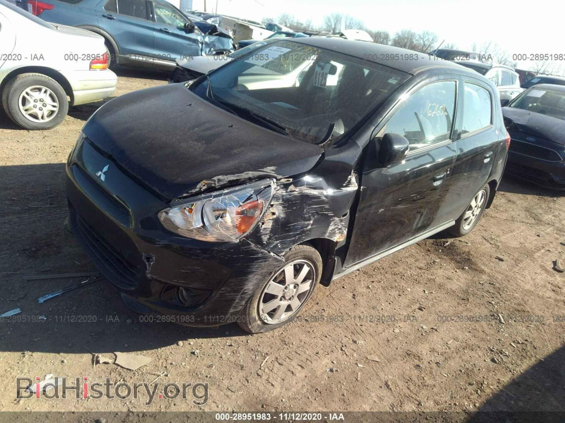 2015 MITSUBISHI MIRAGE - VIN: ML32A4HJ2FH046596 - Фото 2