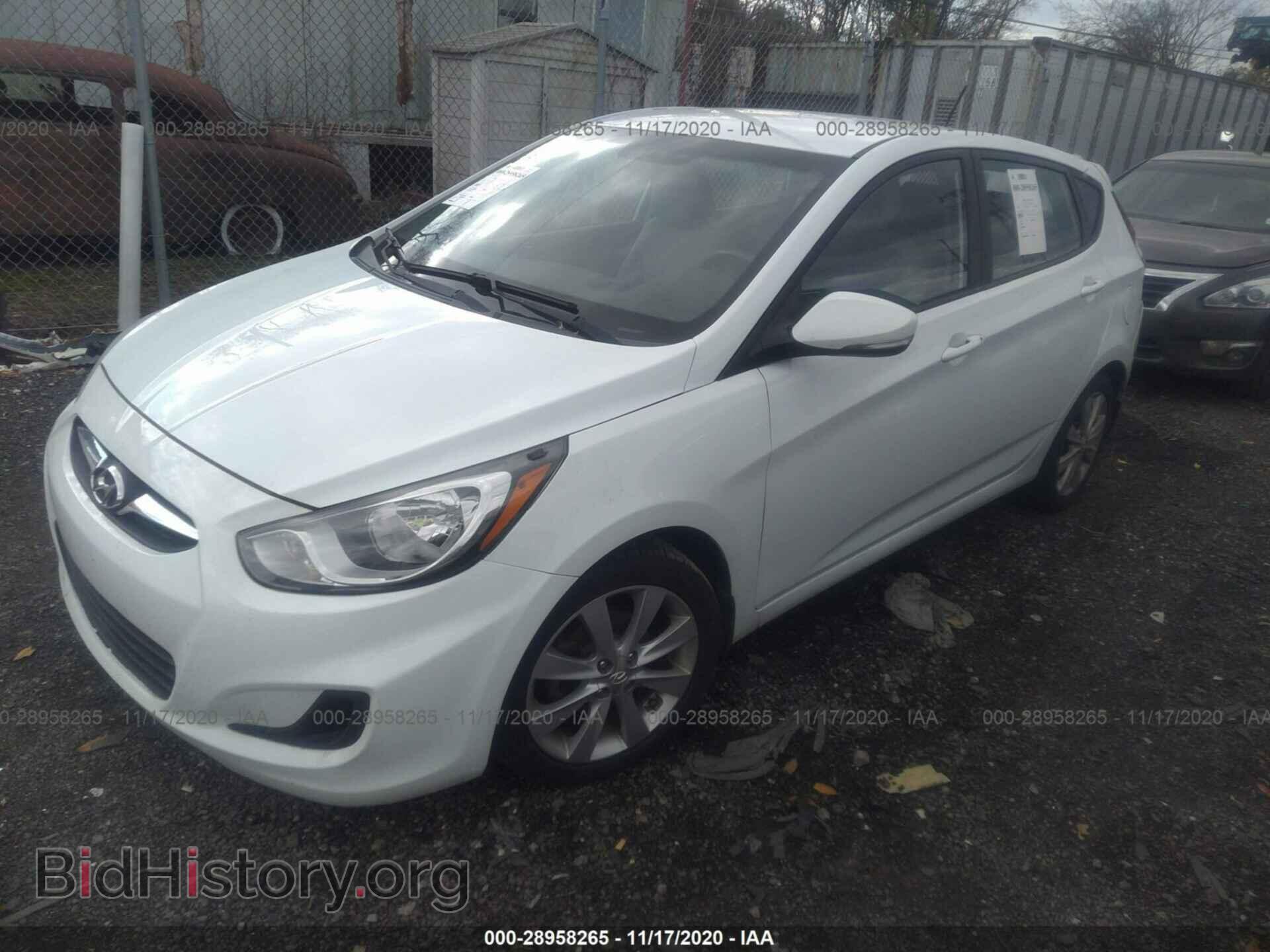 2013 HYUNDAI ACCENT - VIN: KMHCU5AE8DU091148 - Фото 2
