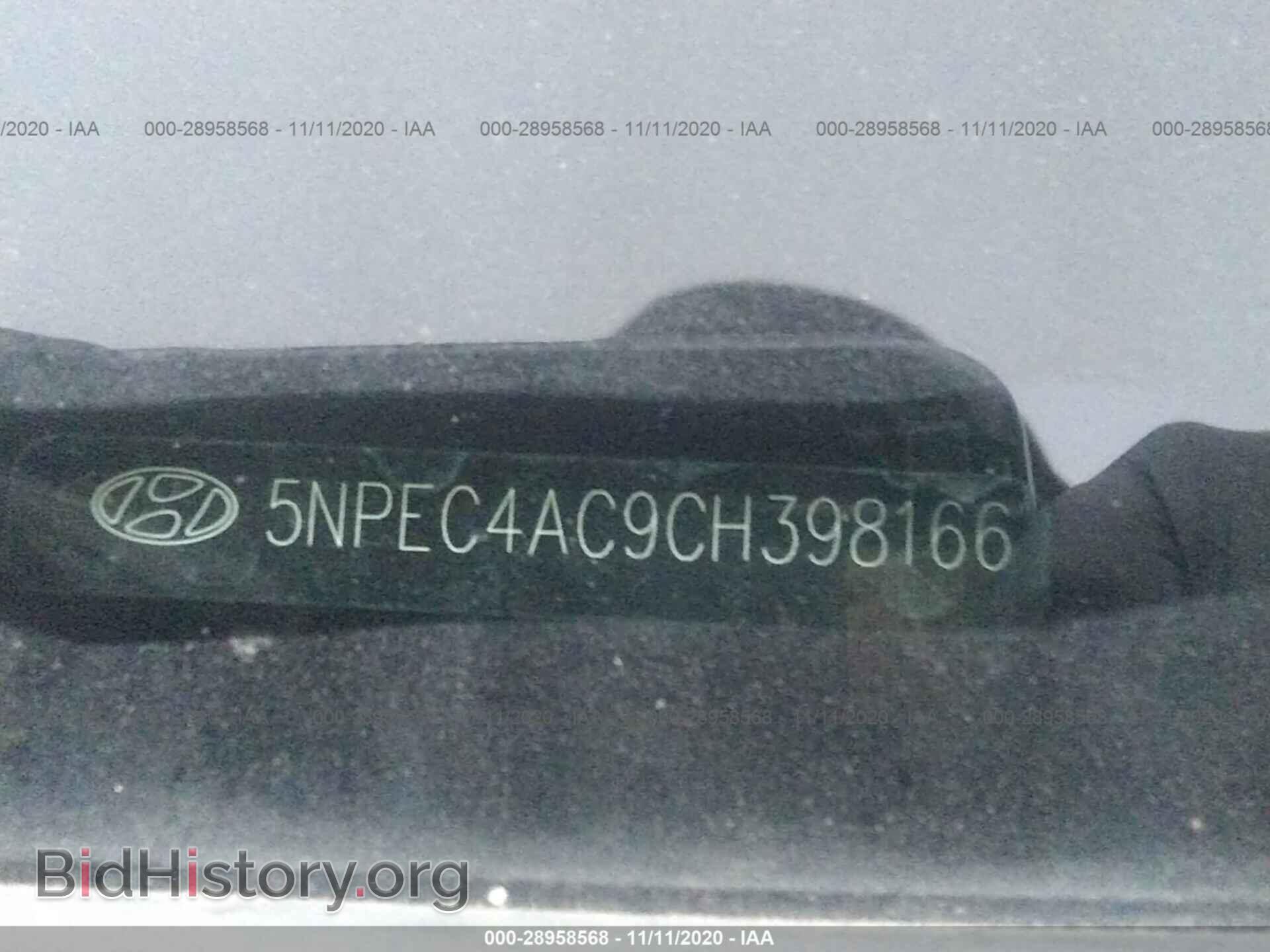 2012 HYUNDAI SONATA - VIN: 5NPEC4AC9CH398166 - Фото 9
