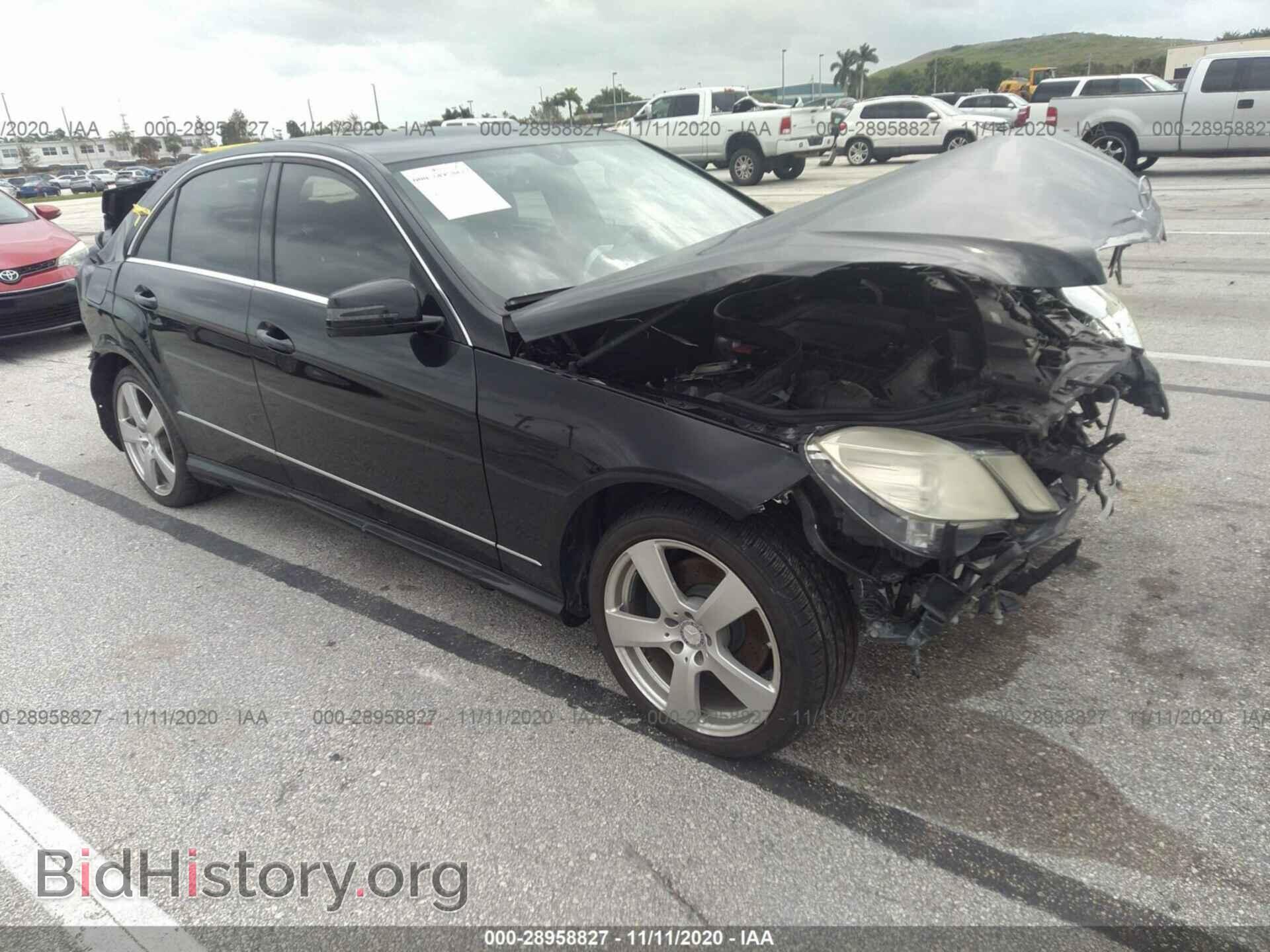 Photo WDDHF5KB4CA567006 - MERCEDES-BENZ E-CLASS 2012