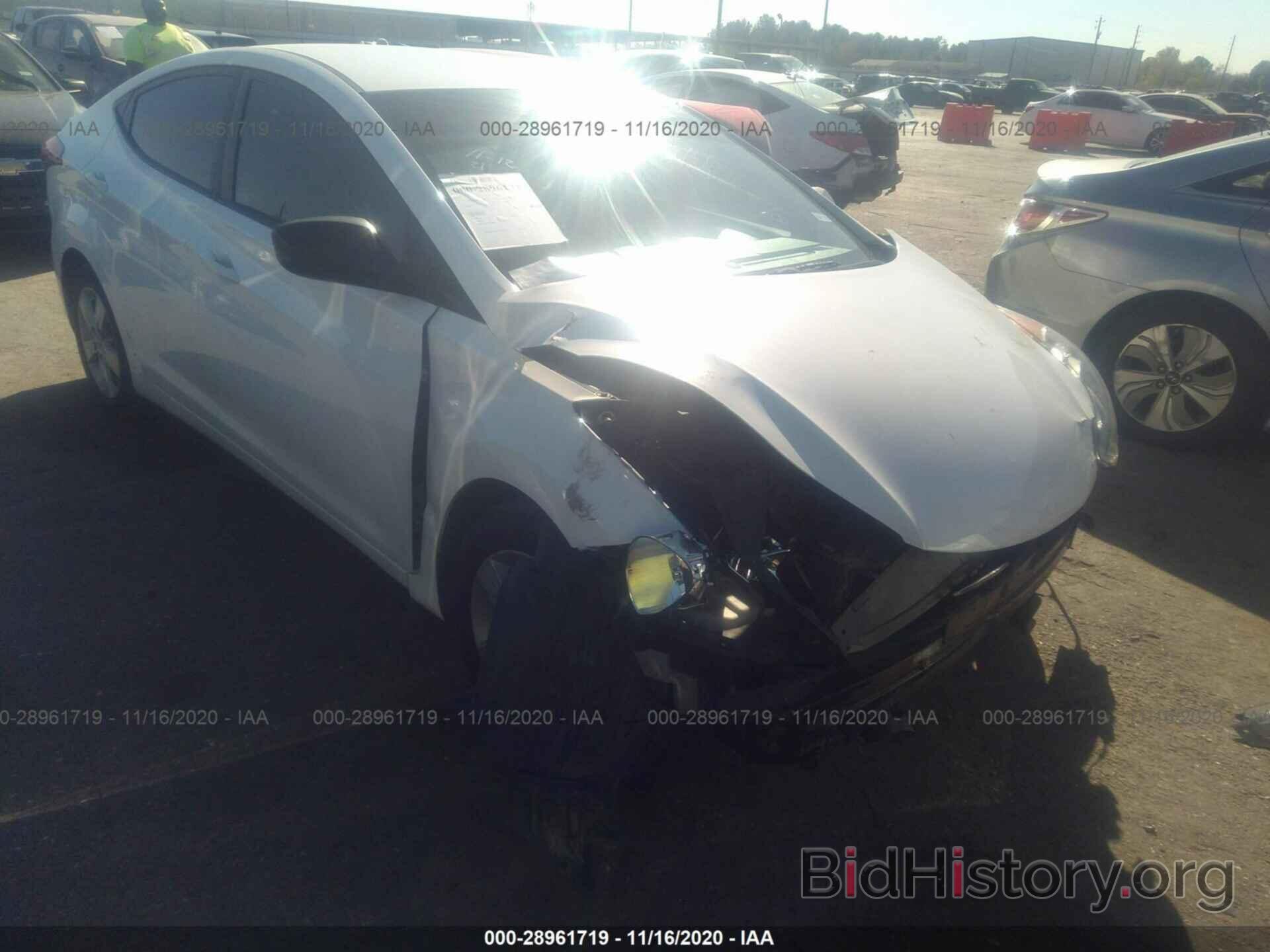 Photo 5NPDH4AE7DH259007 - HYUNDAI ELANTRA 2013