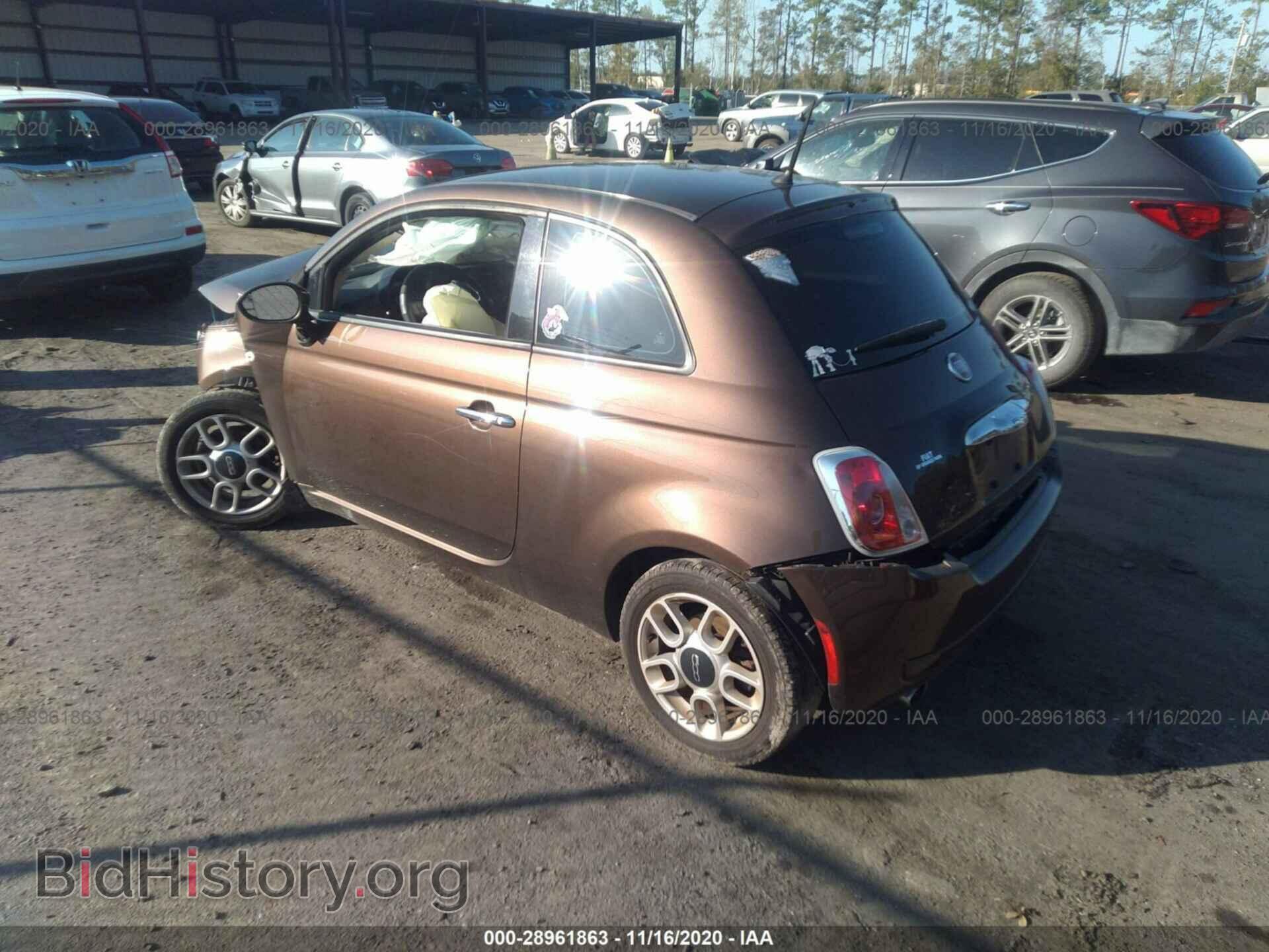 2014 FIAT 500 - VIN: 3C3CFFAR6ET227154 - Фото 3