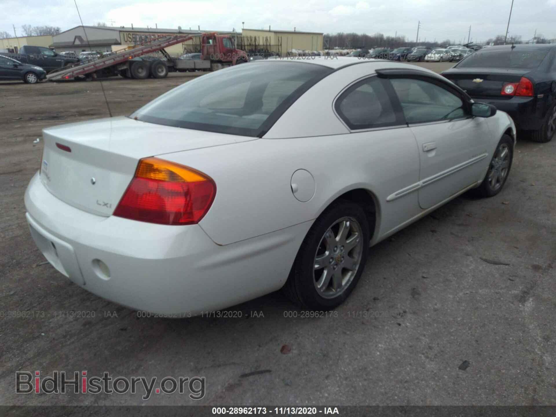 2001 CHRYSLER SEBRING - VIN: 4C3AG52HX1E134442 - Фото 4