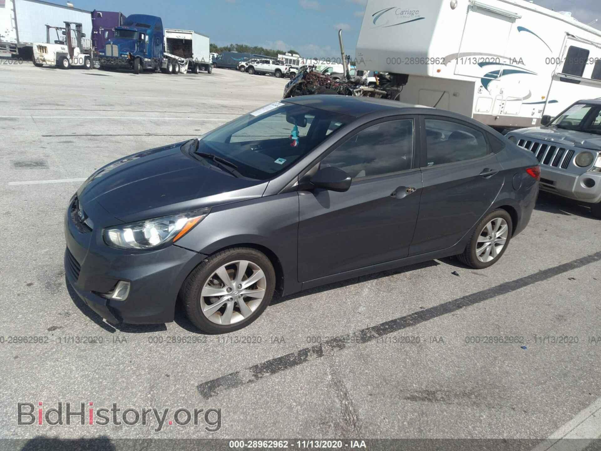 2013 HYUNDAI ACCENT - VIN: KMHCU4AE1DU338228 - Фото 2