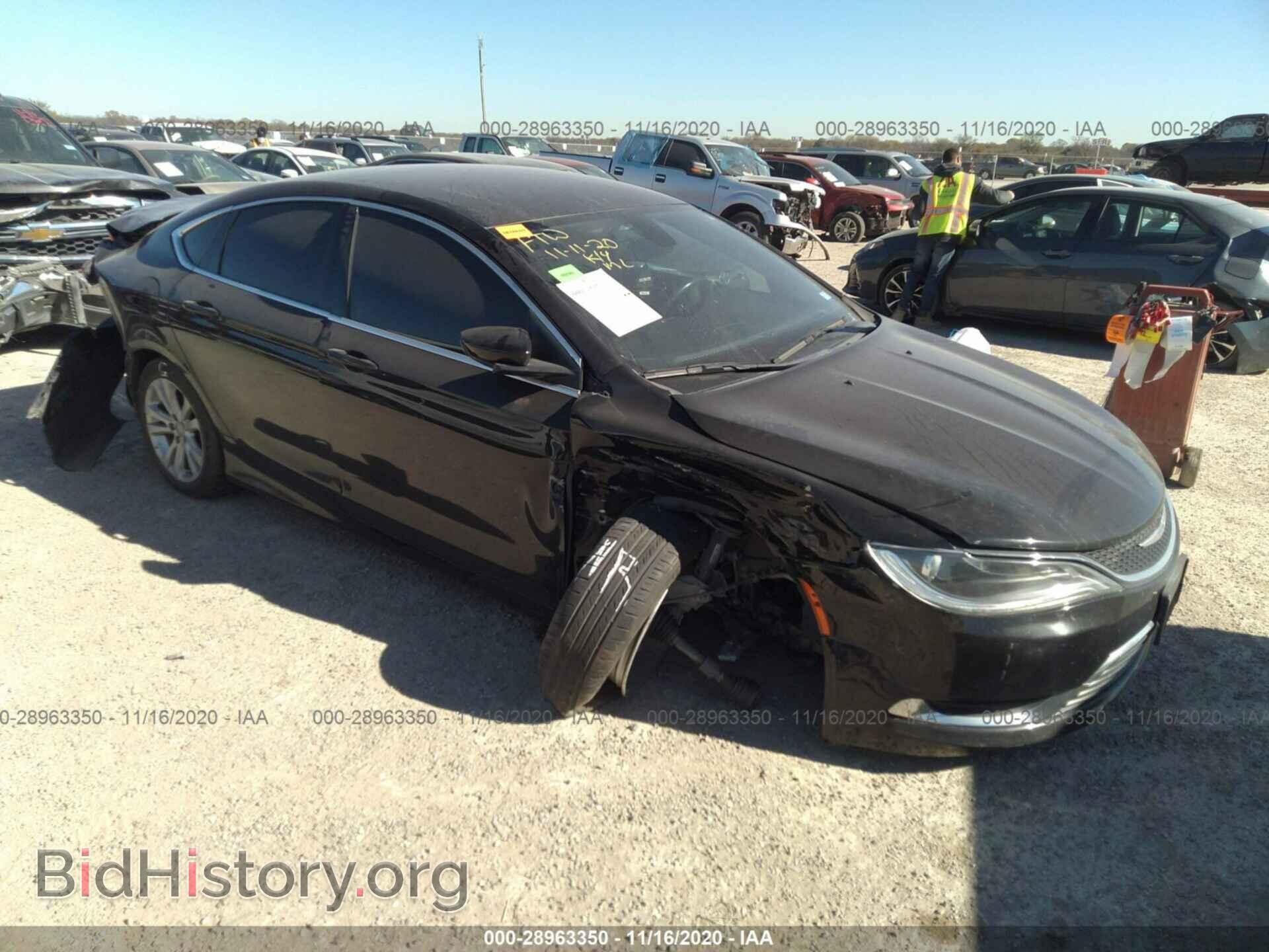 Фотография 1C3CCCABXFN747160 - CHRYSLER 200 2015