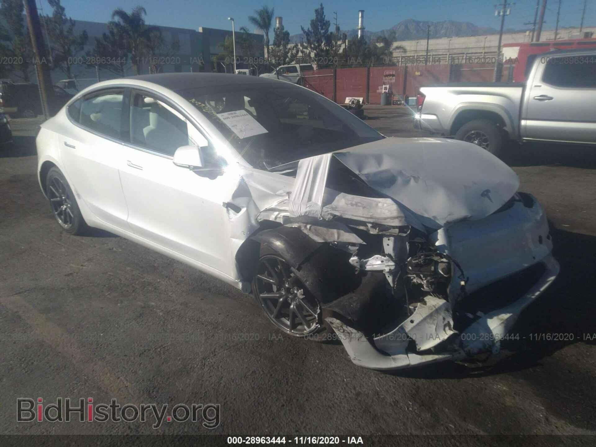 Photo 5YJ3E1EB6LF651606 - TESLA MODEL 3 2020