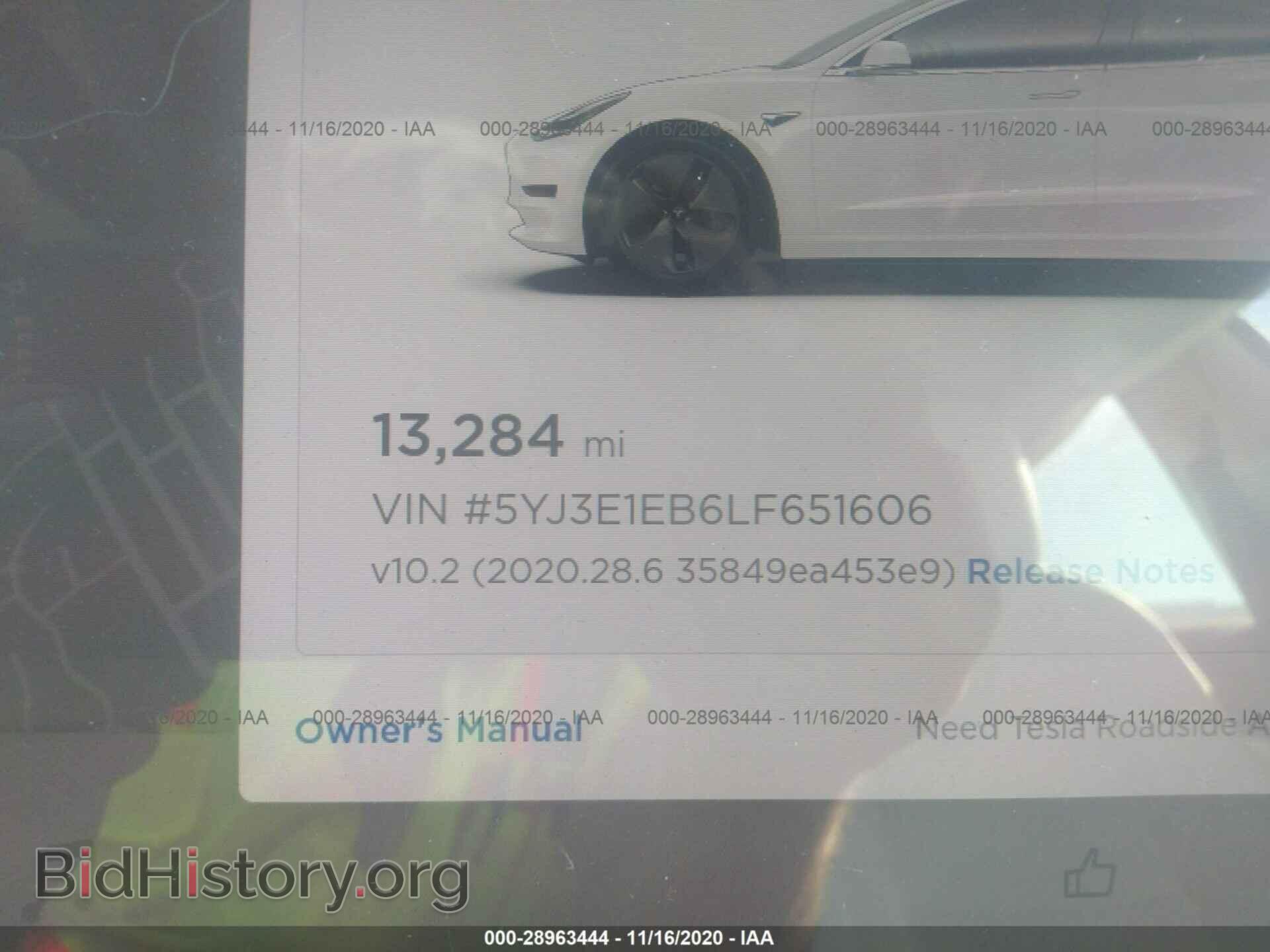 2020 TESLA MODEL 3 - VIN: 5YJ3E1EB6LF651606 - Photo 7