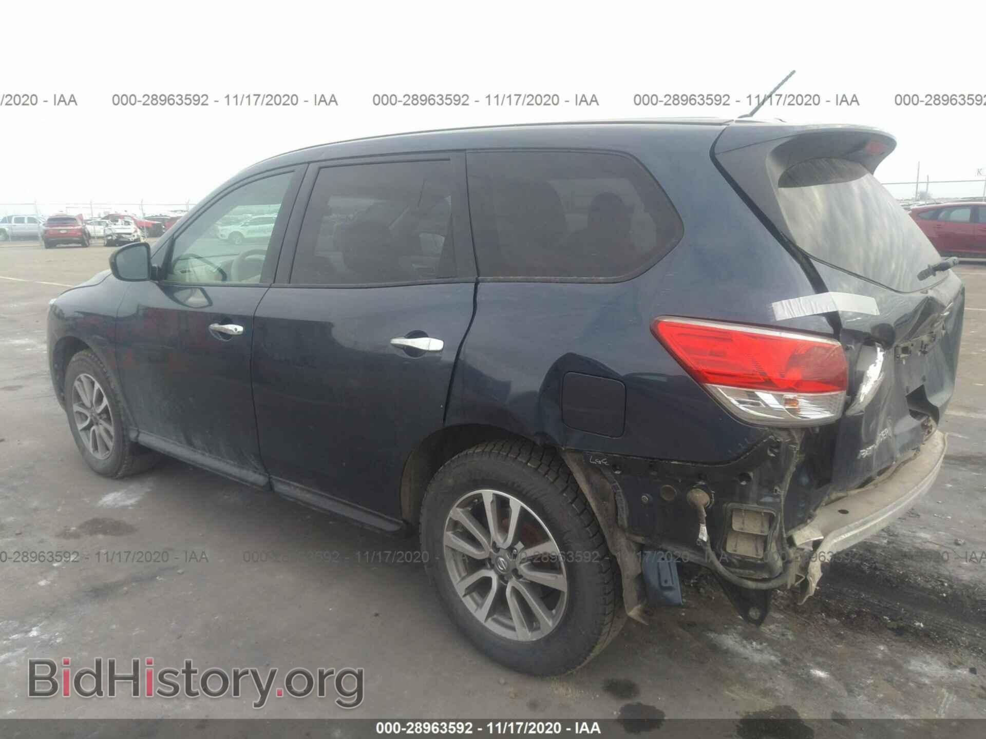 2014 NISSAN PATHFINDER - VIN: 5N1AR2MM3EC728125 - Фото 3
