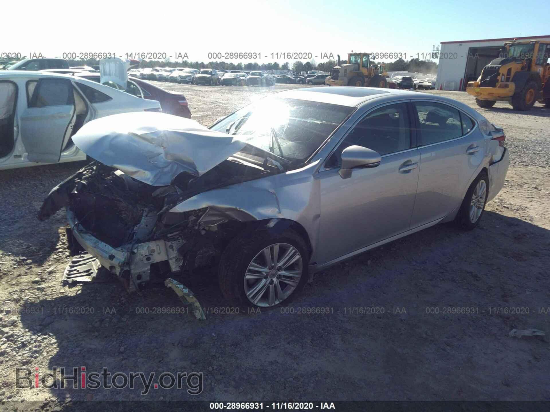 2014 LEXUS ES 350 - VIN: JTHBK1GG4E2133589 - Фото 2