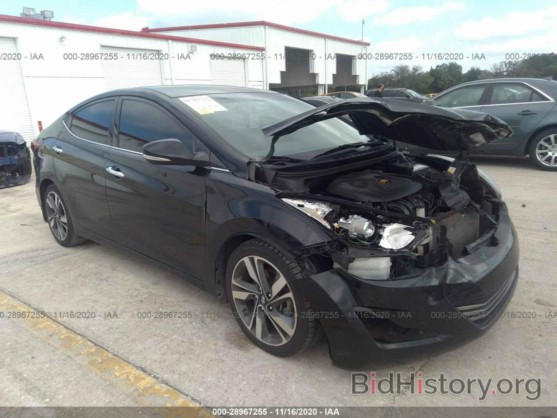 Photo KMHDH4AE7GU534509 - HYUNDAI ELANTRA 2016