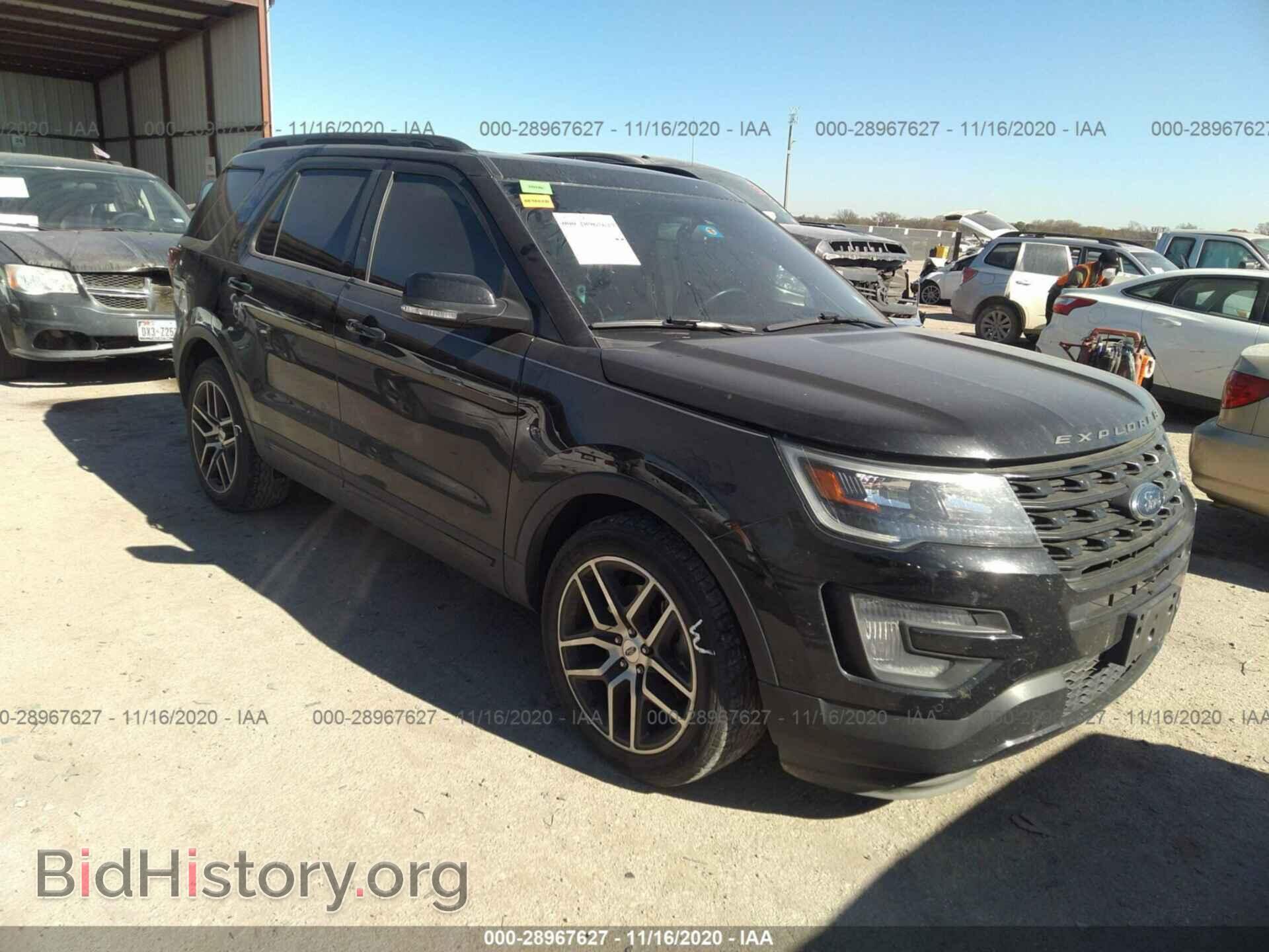 Фотография 1FM5K8GT6GGC57739 - FORD EXPLORER 2016